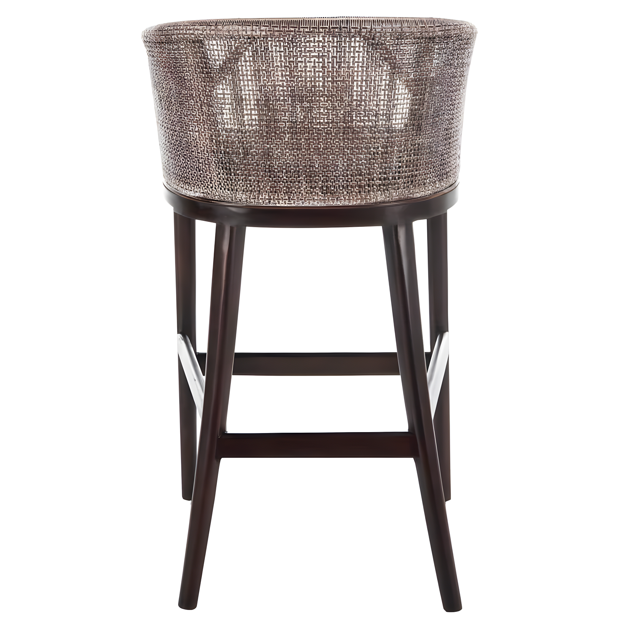 Brando Bar Stool - Brown/White - Safavieh