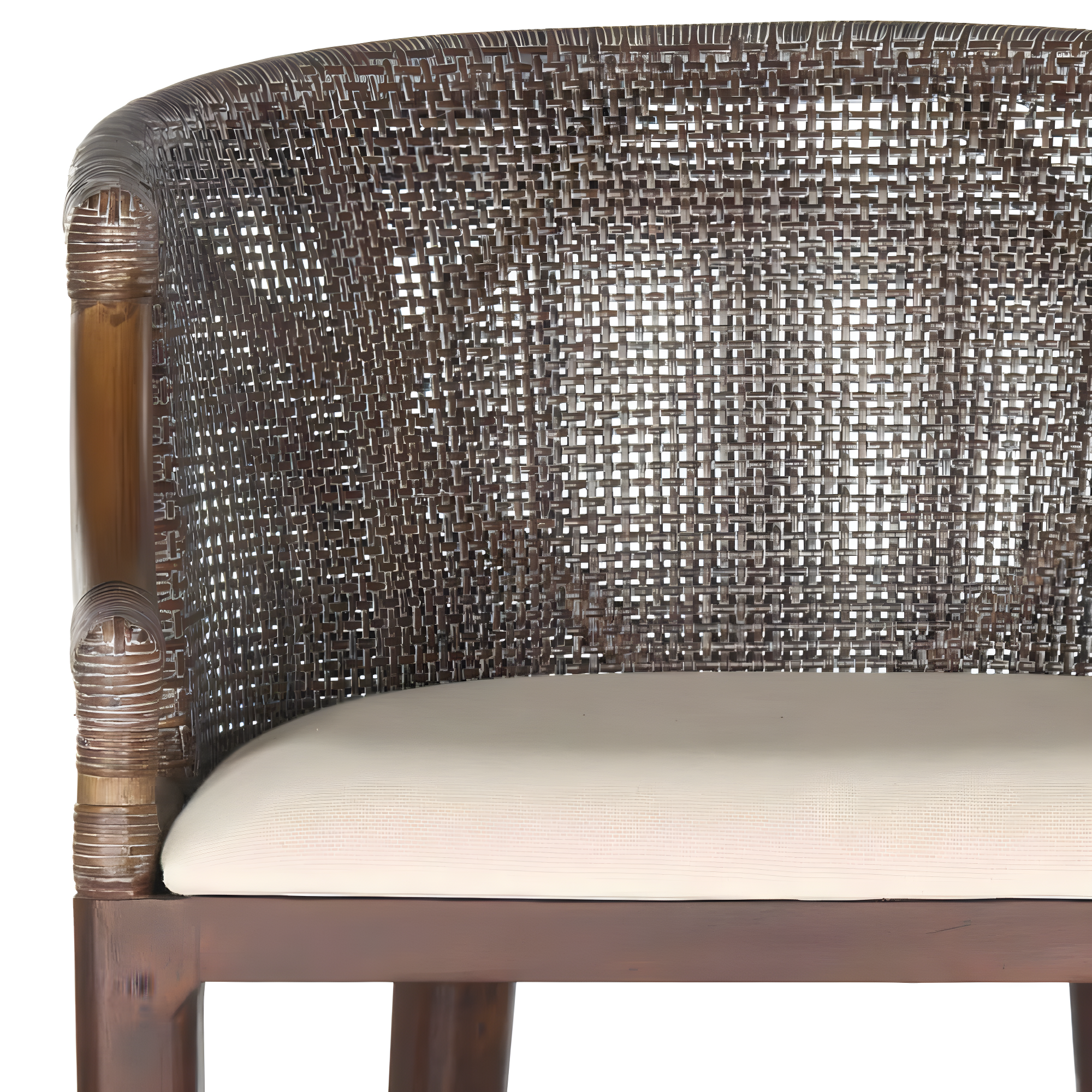 Brando Bar Stool - Brown/White - Safavieh