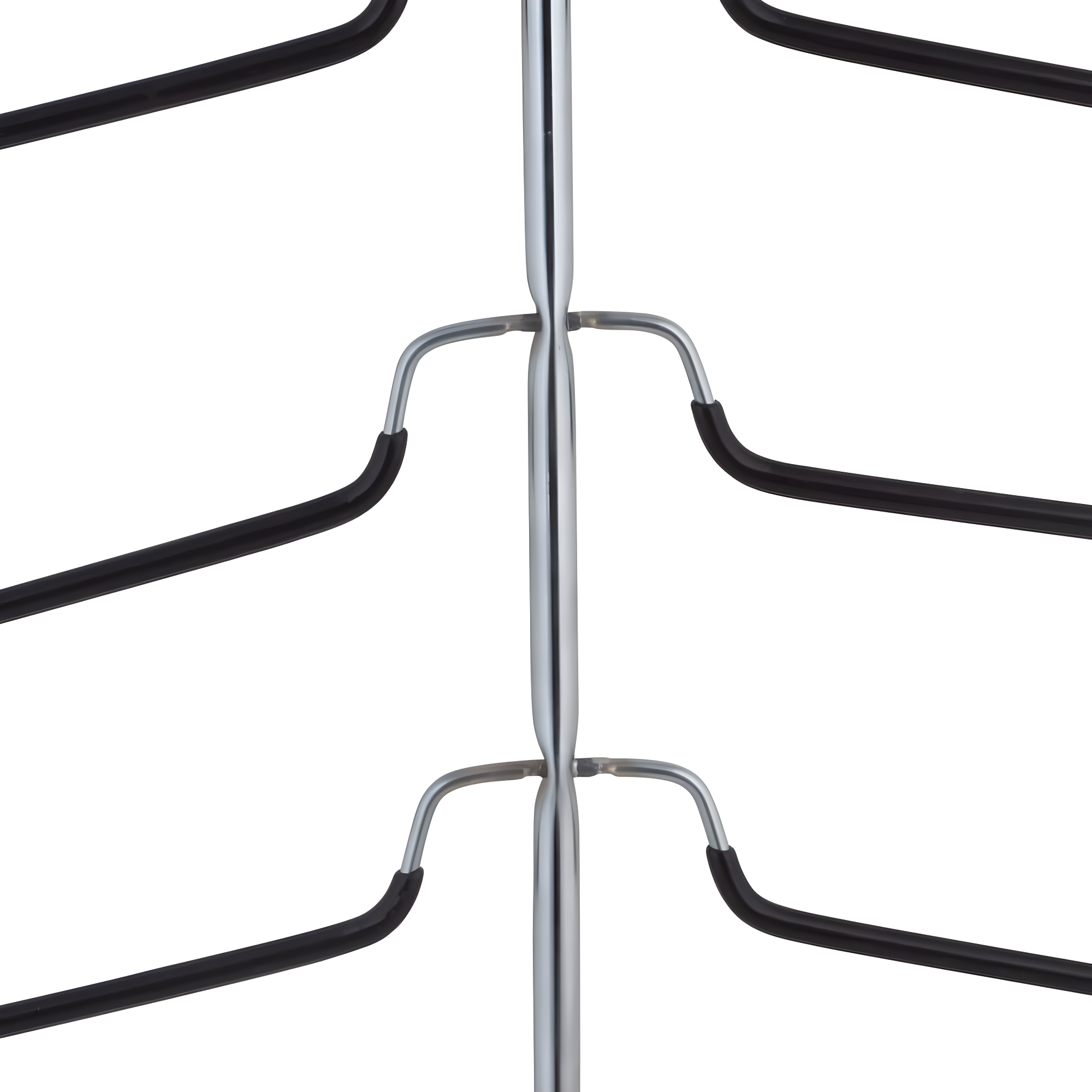 Organize It All 6 Tier Blouse Tree Metal Clothes Shirt Hanger in Chrome