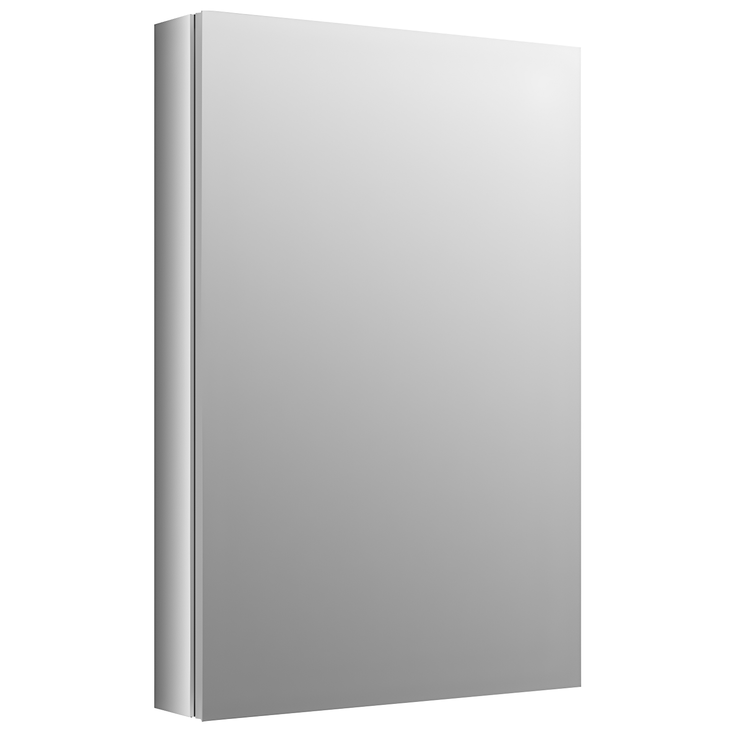 Verdera® Recessed or Surface Mount Frameless Medicine Cabinet with 3 Adjustable Shelves