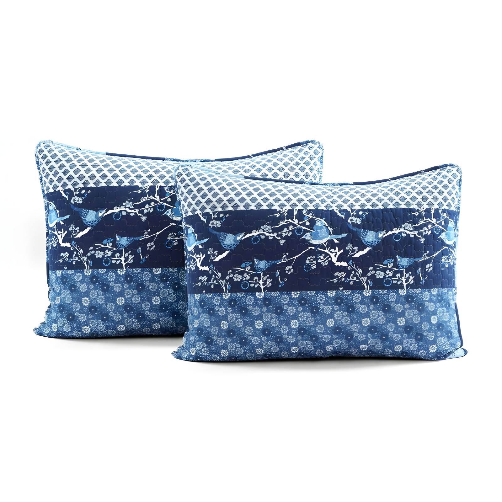 Lush Decor Royal Empire Cotton Reversible 3 Piece Quilt Set