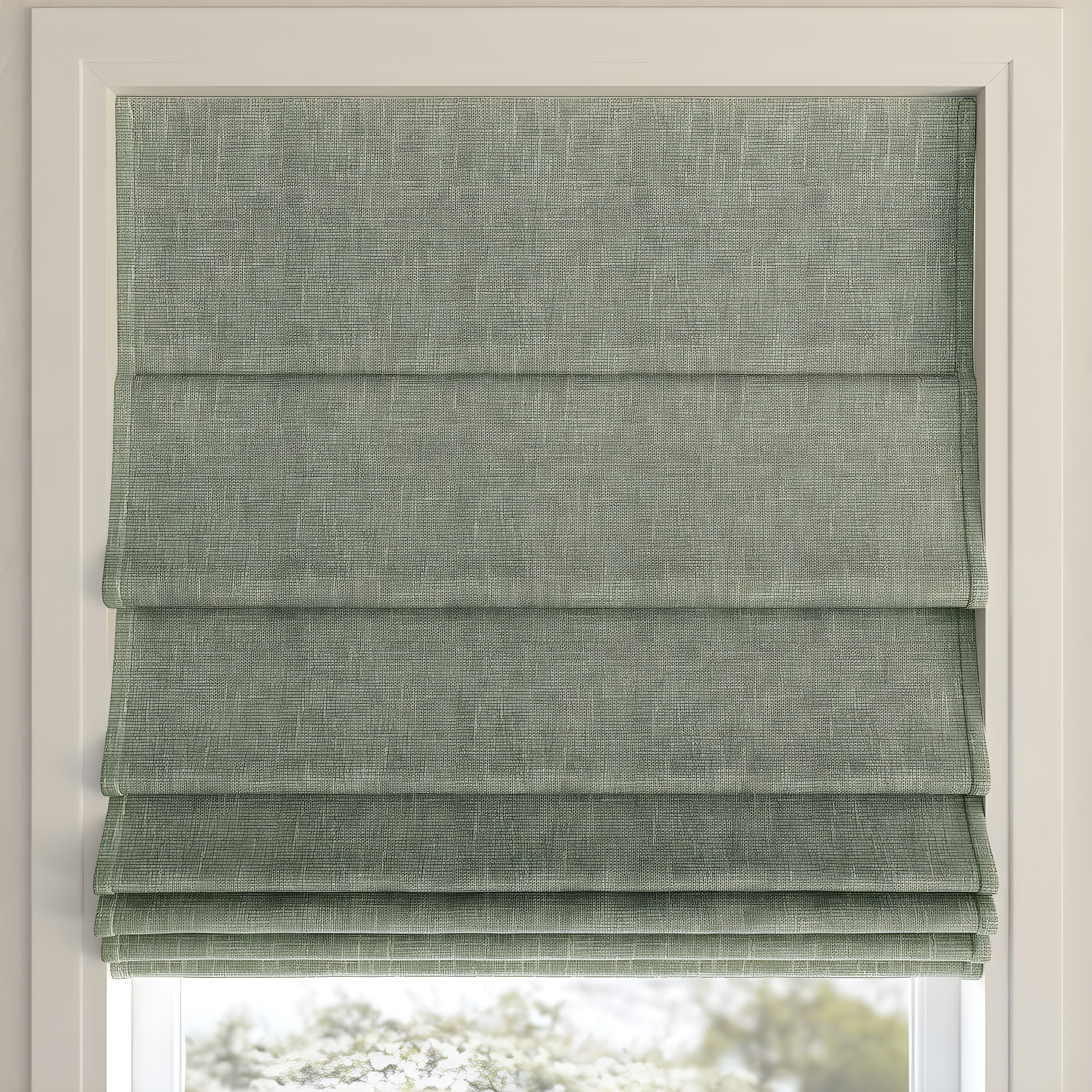 Pryer Textured 100% Blackout Cordless Roman Shade