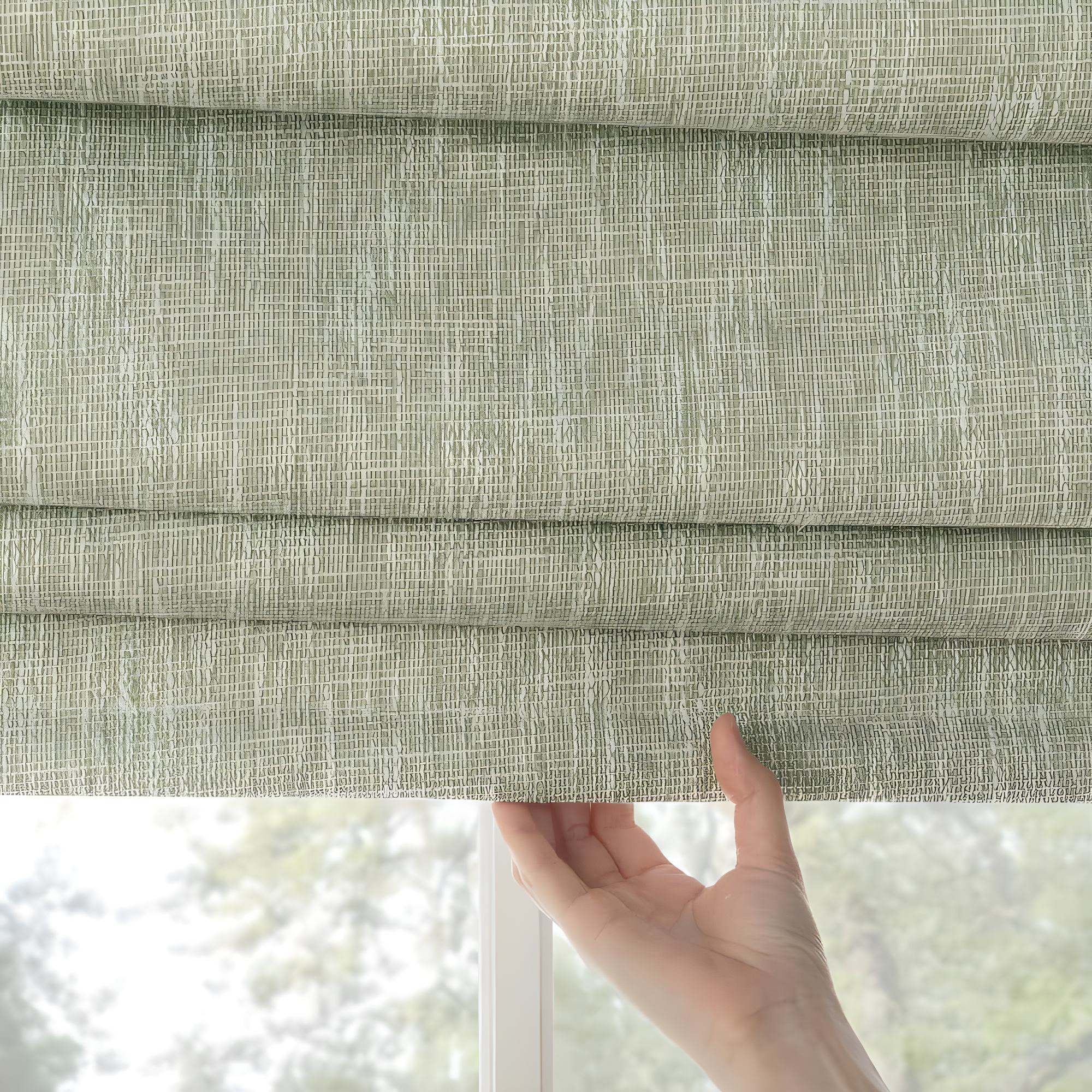 Pryer Textured 100% Blackout Cordless Roman Shade