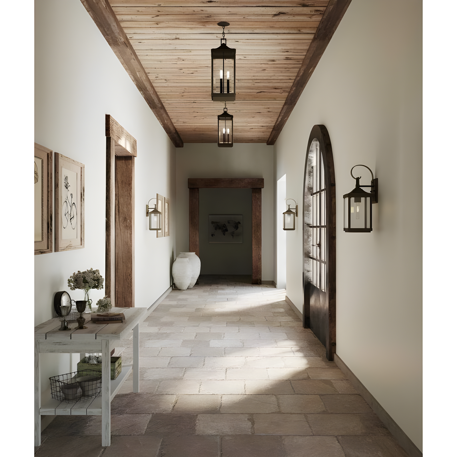Husby 3 - Light Outdoor Hanging Lantern