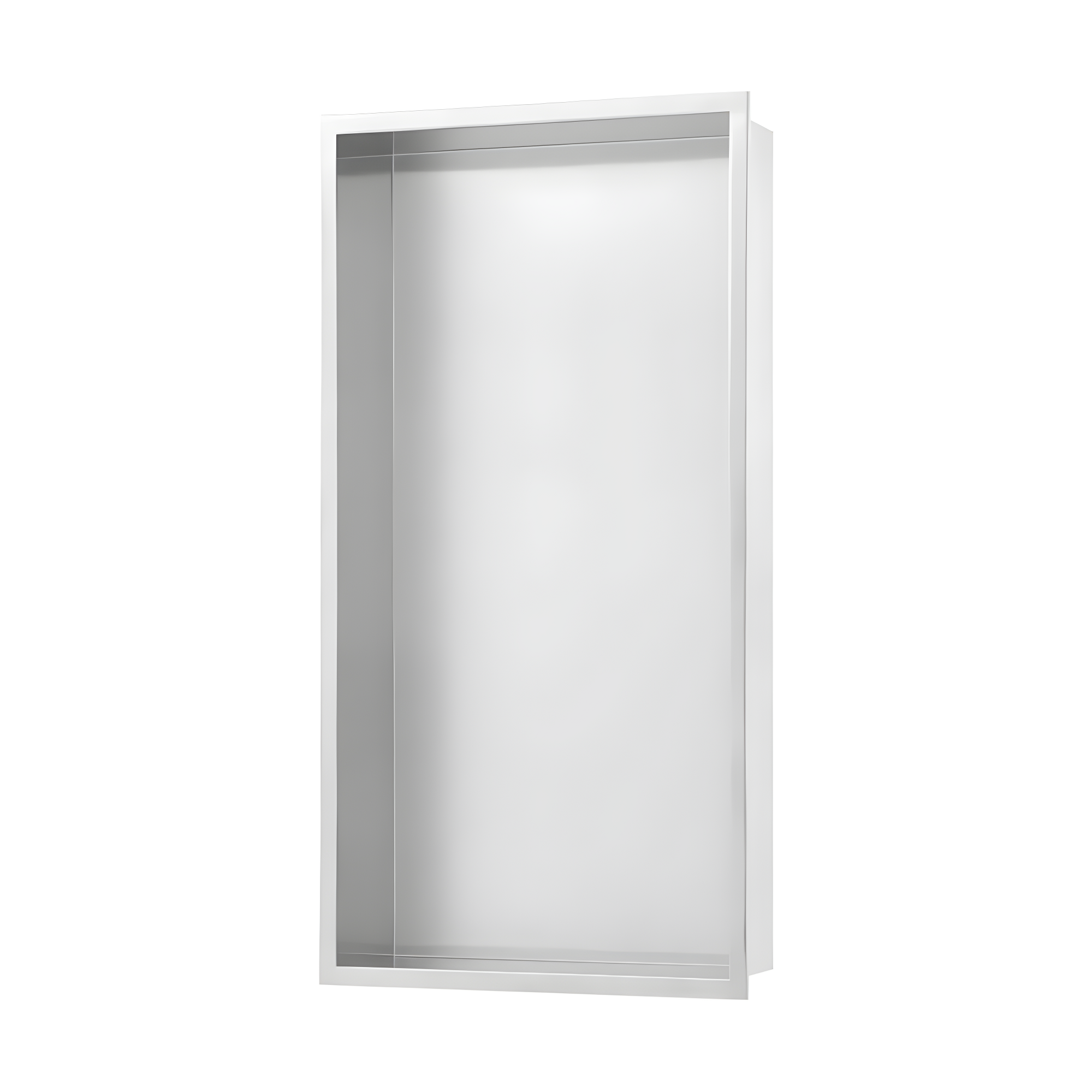 Voltaire 12" x 24" Stainless Steel Single Shelf Wall Niche