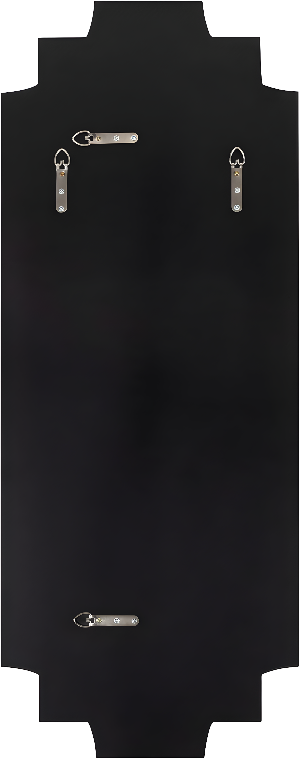 Kate and Laurel Minuette Glam Square Wall Mirror, 24" x 24", Black, Elegant Traditional Home Decor With A Boho Charm