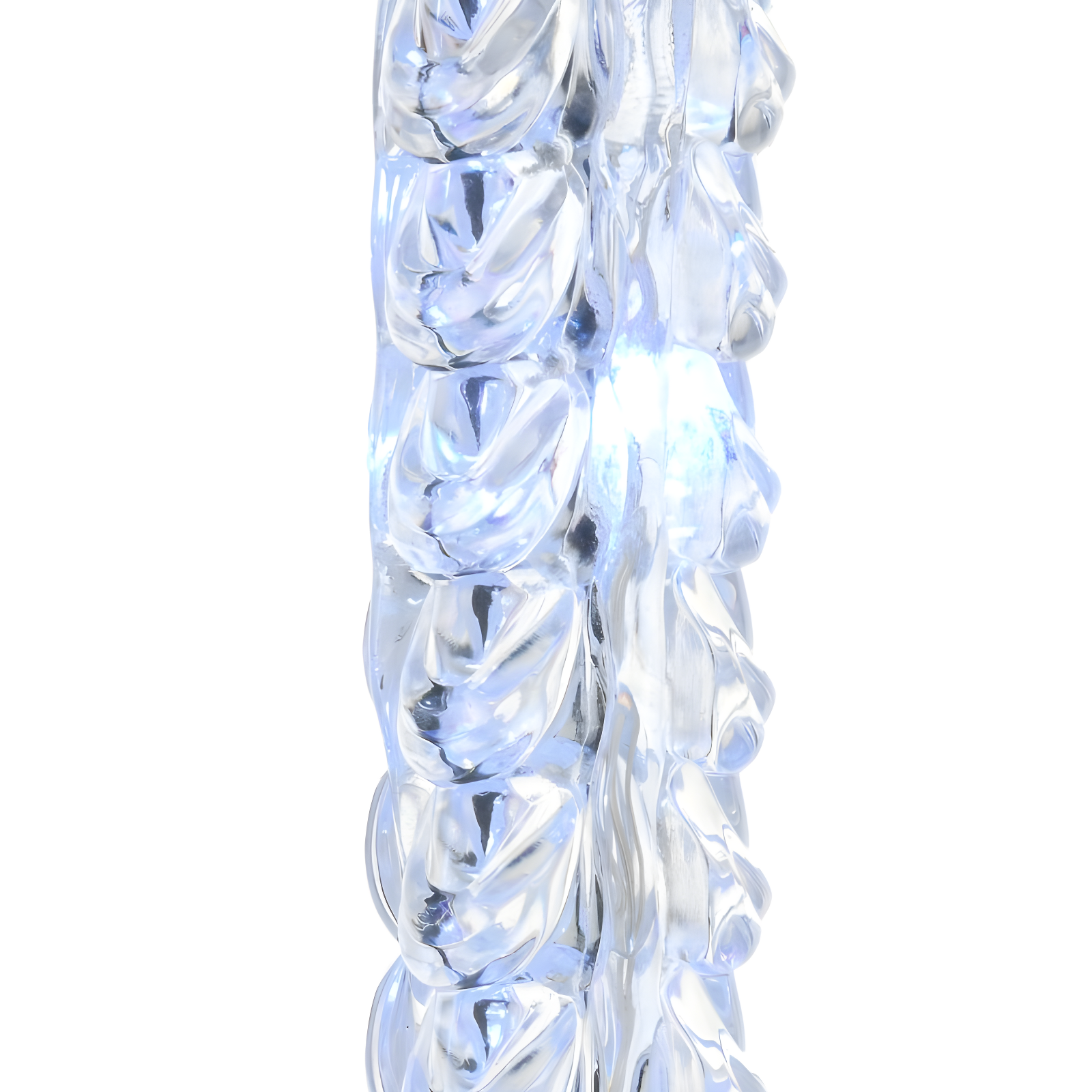 National Tree Company 10ct LED Crystal Icicle Christmas String Lights
