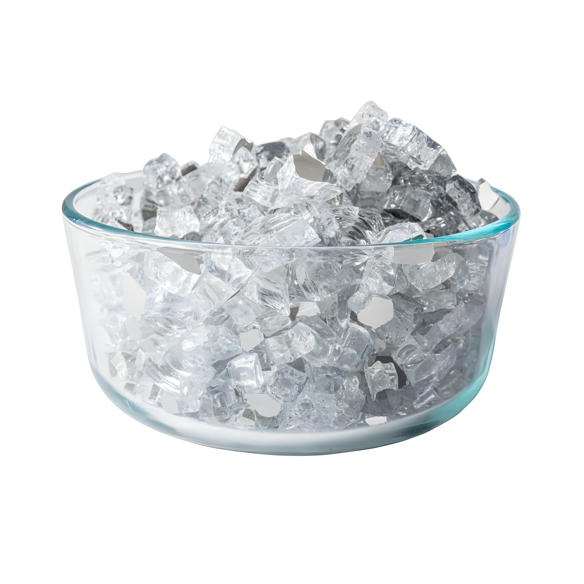 Fire Sense Fire Sense Premium Sparkling Reflective Tempered Fire Glass for Fire Pits Easy to Install-10 Lbs Crystal Clear