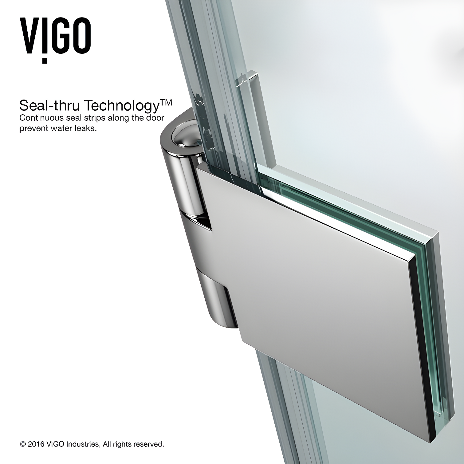 Rialto 34" W x 58" H Hinged Frameless Tub Door with with 5/16" Glass