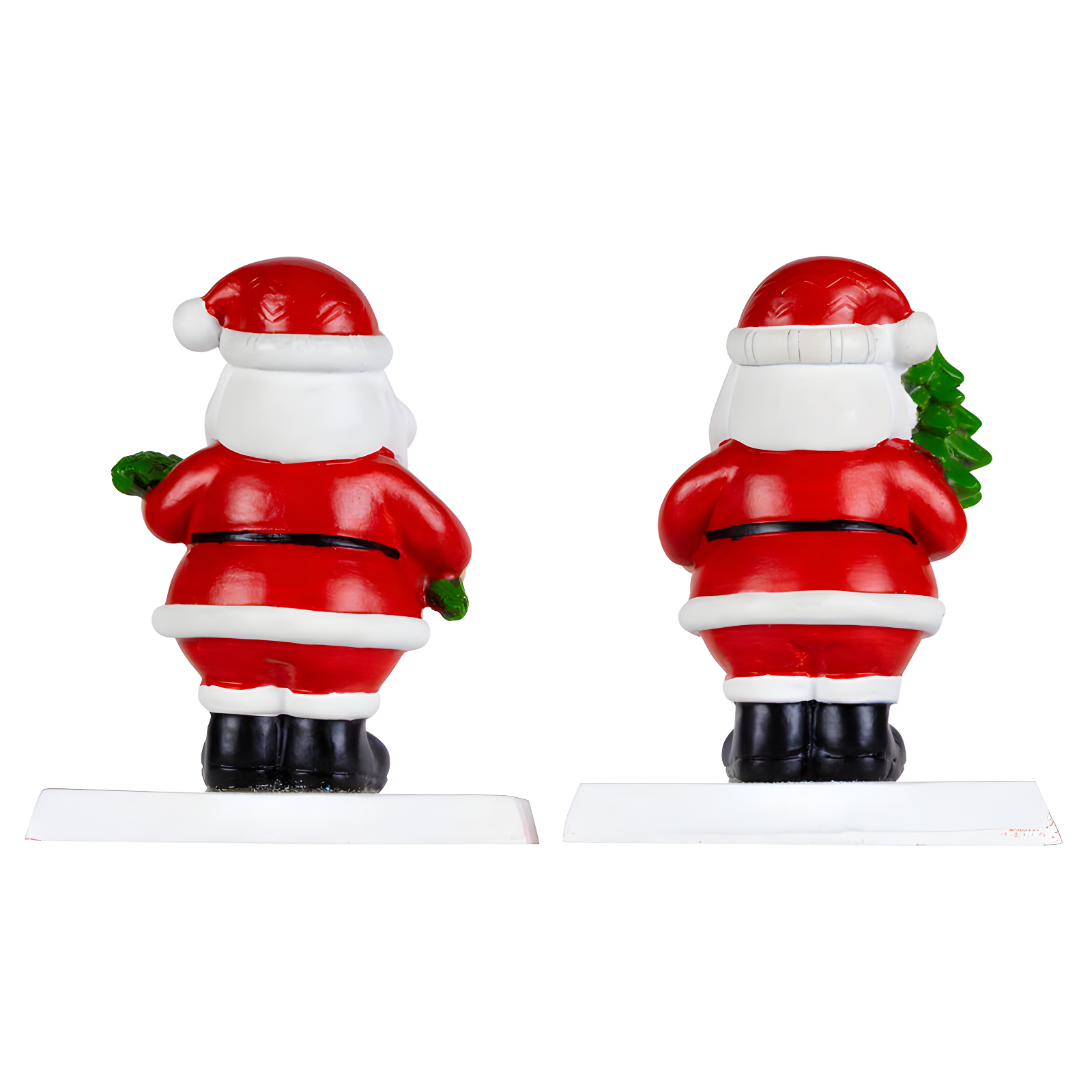 Northlight Seasonal Santa Claus Christmas Stocking Holders - 4.75" - Set Of 2