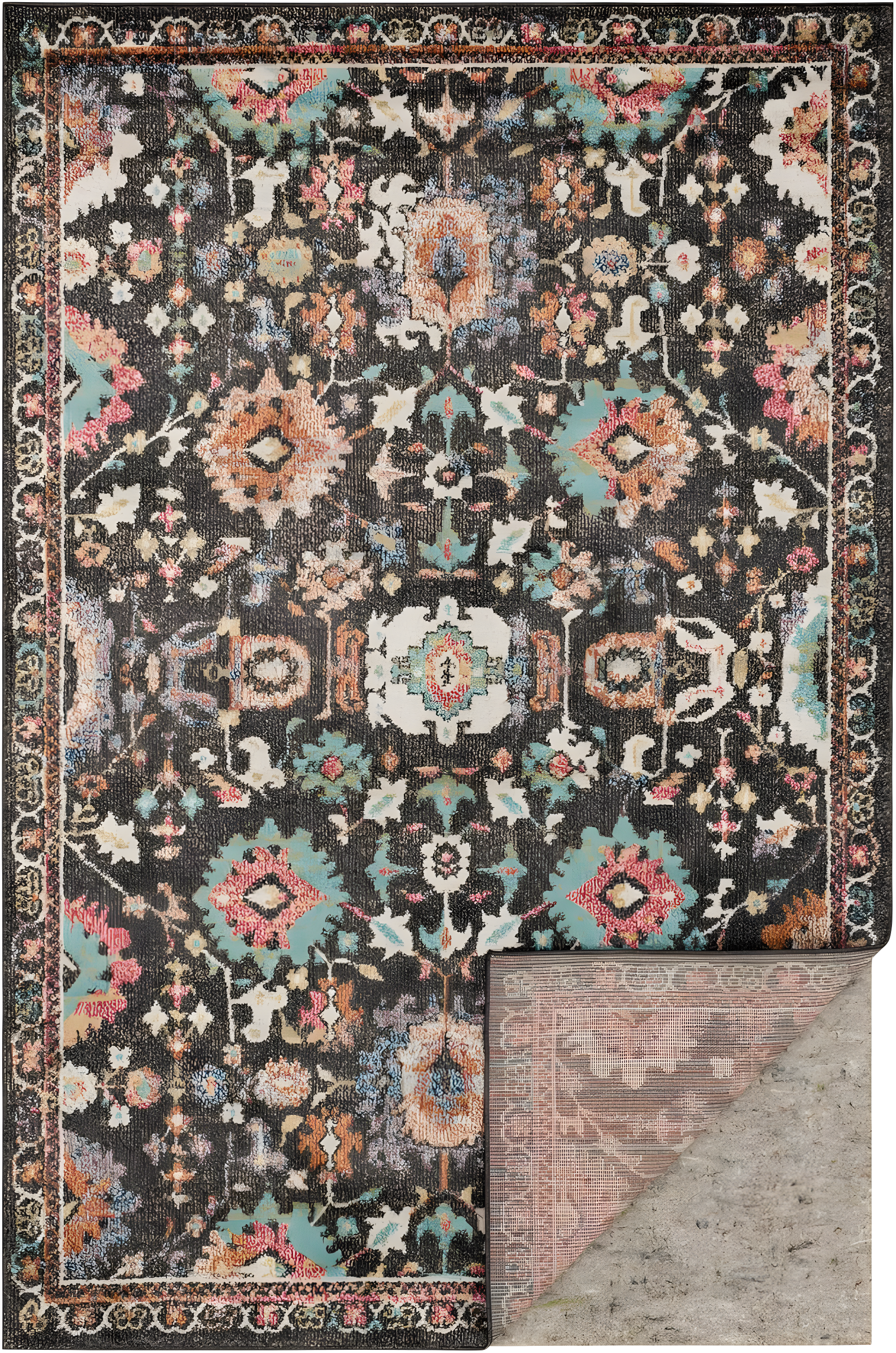 Mohawk 2'5"x8' Runner Premium Dual Surface Rug Pad Natural: Skid-Resistant, Gray, Rectangle, Polyester