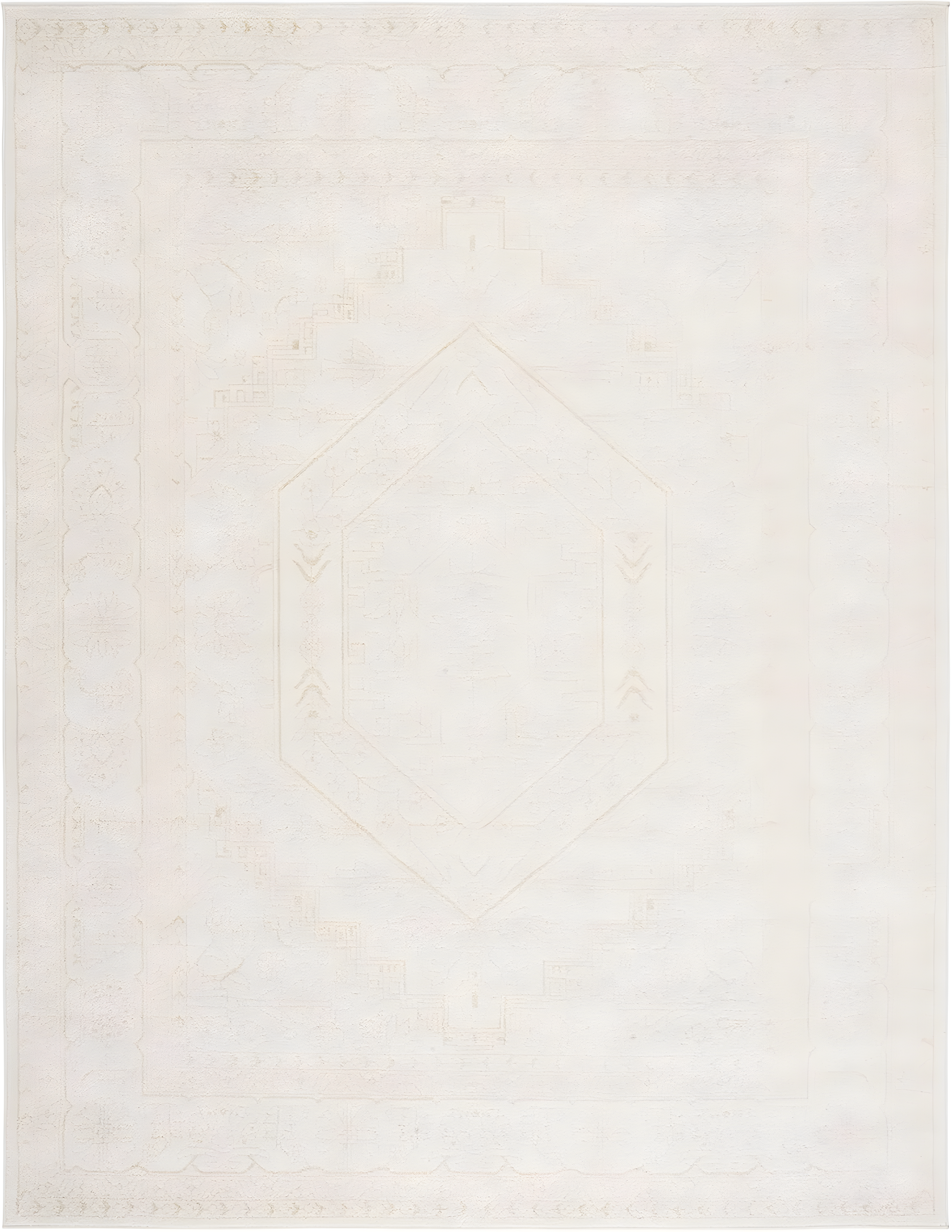 Adirondack ADR108 Power Loomed Area Rug - Ivory/Beige - 6'x9' - Safavieh.