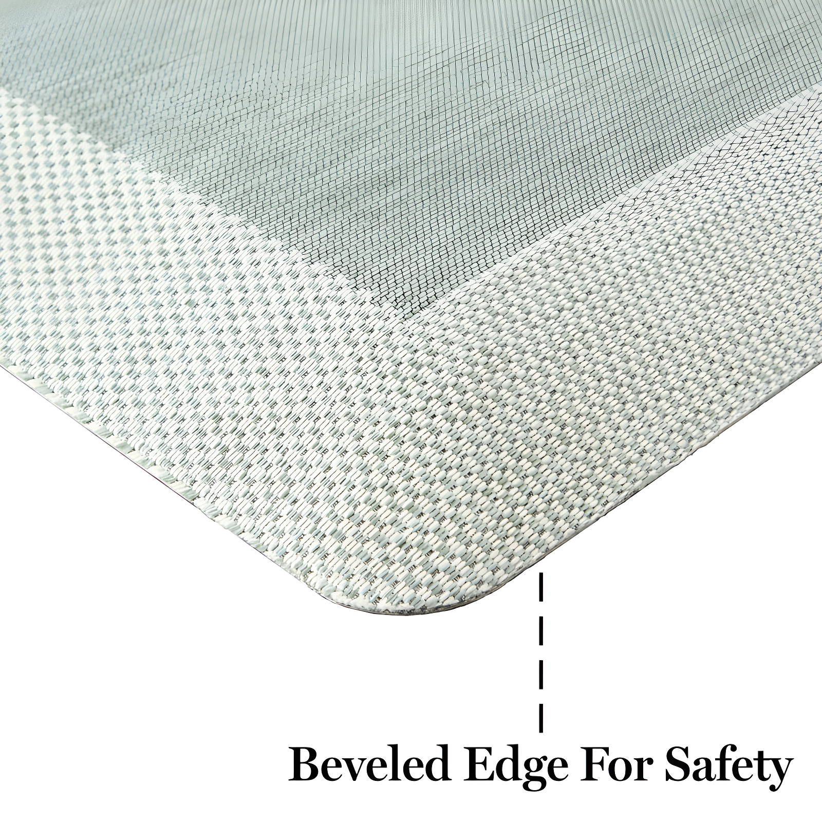 Martha Stewart Mira Modern Heathered Anti-Fatigue Air-Infused Kitchen Mat