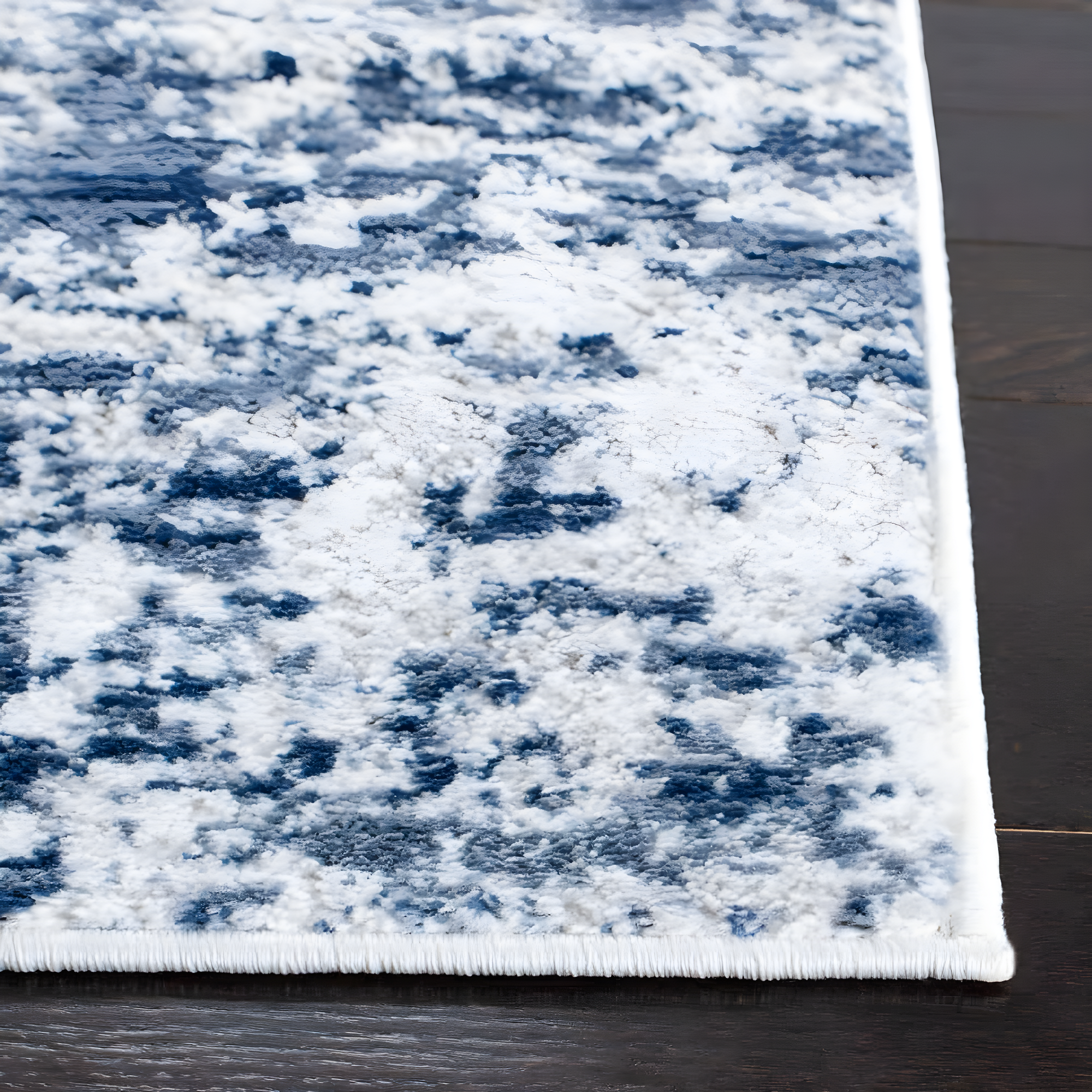 Amelia ALA705 Power Loomed Area Rug - Navy/Grey - 6'7"x6'7" - Safavieh.