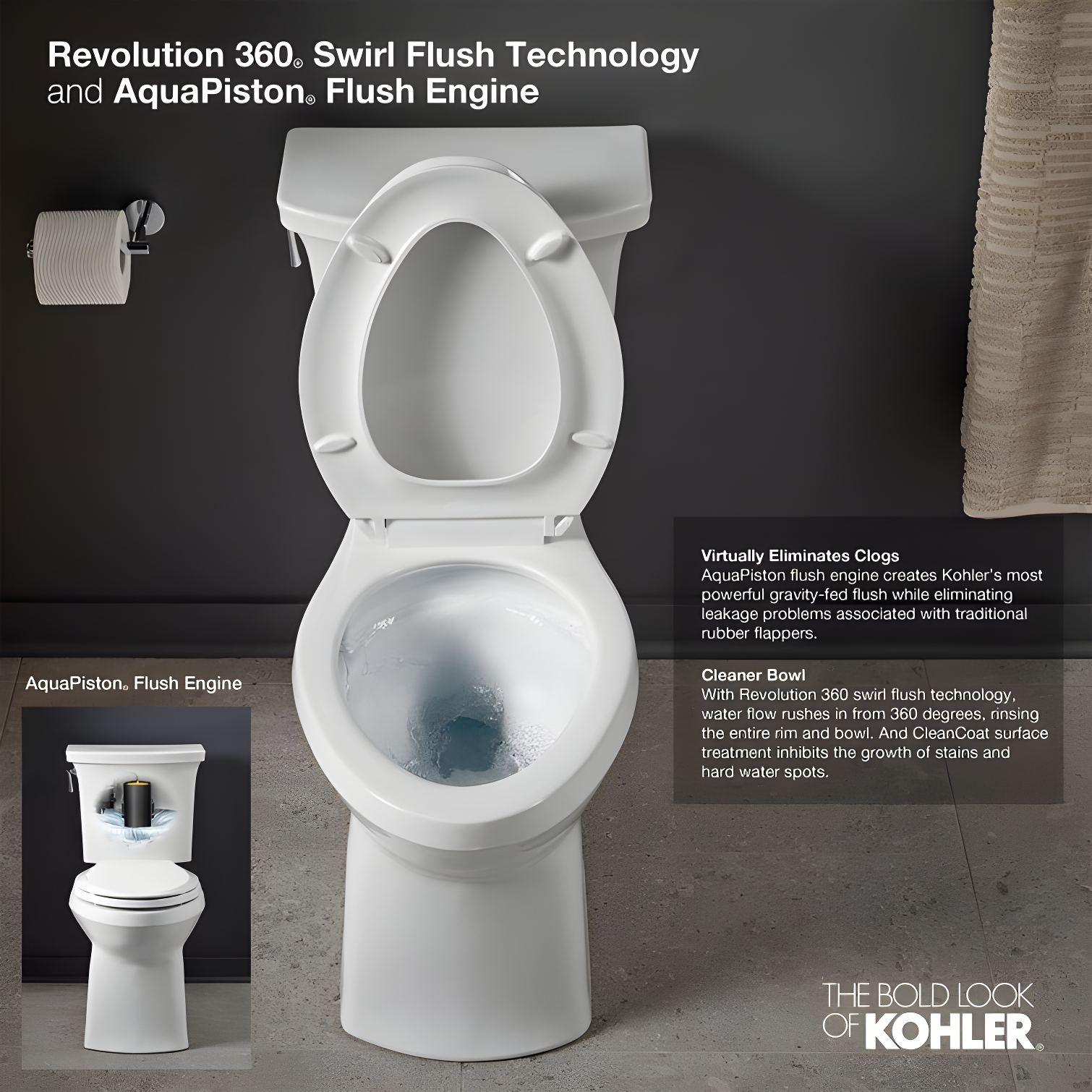 Betello 1.28 GPF (Water Efficient) Elongated Two-Piece Toilet (Seat Not Included)