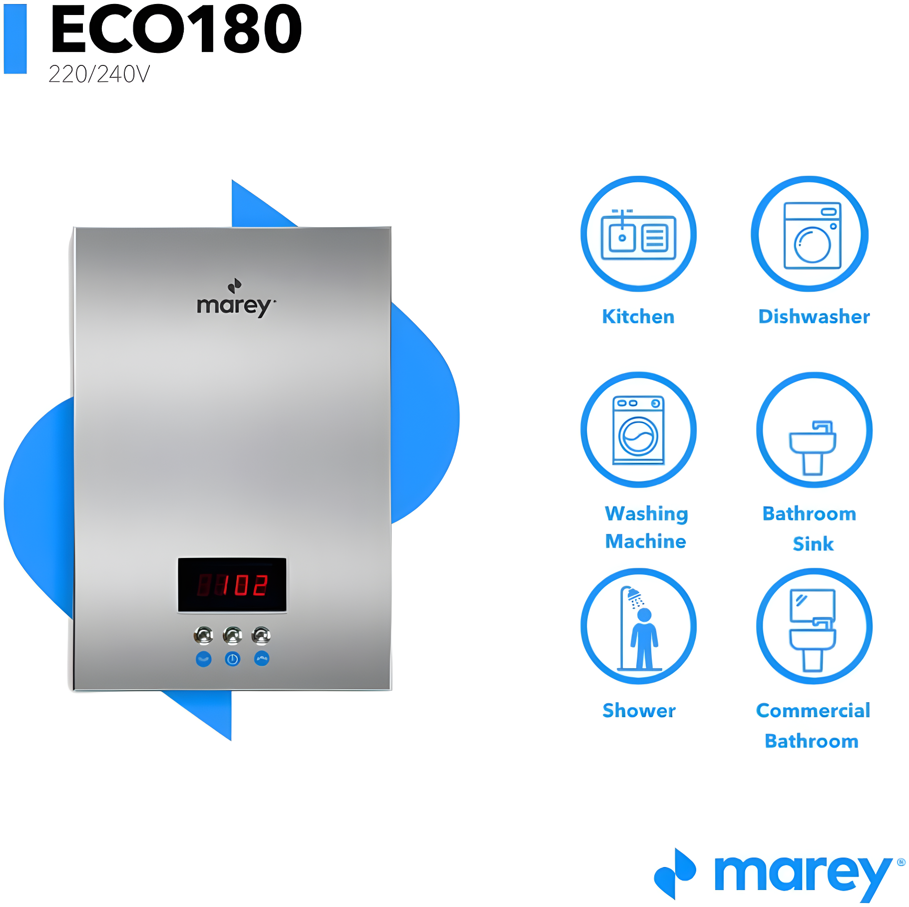 18kW/220 Volt 4.4 GPM Electric Tankless Water Heater