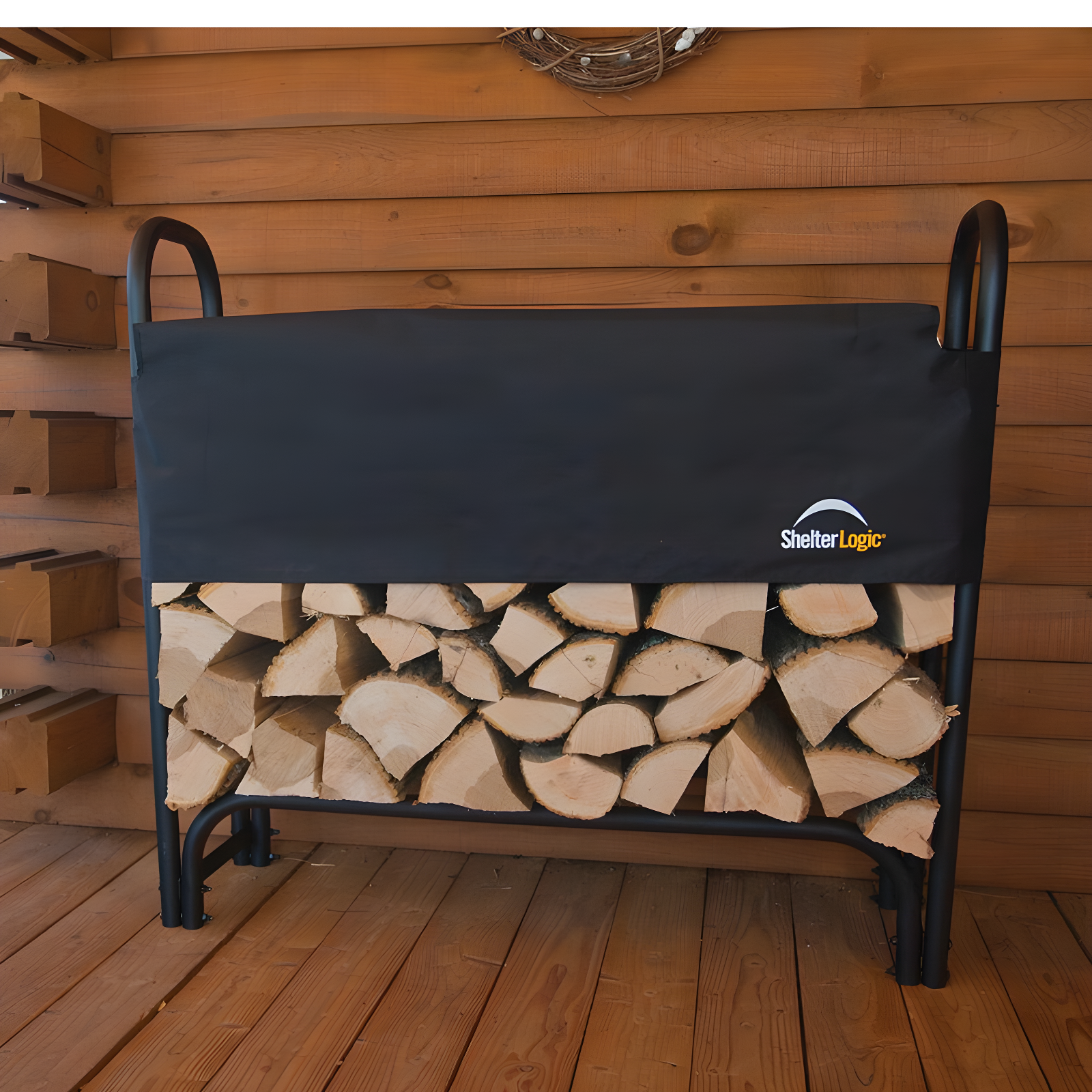 ShelterLogic 15.5'' W Metal Log Rack