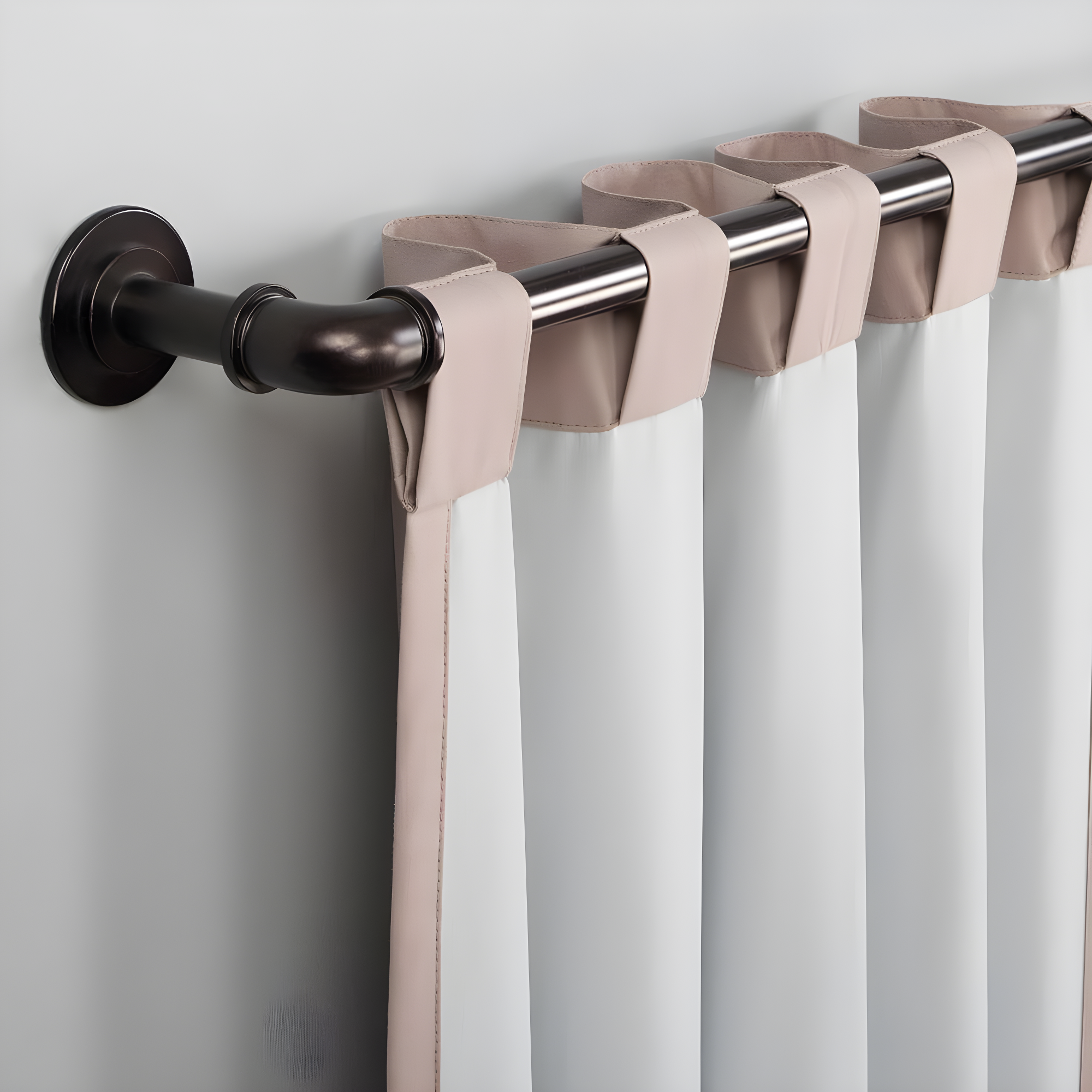 40"x63" Sun Zero 100% Blackout Cyrus Thermal Back Tab Curtain Panel Pink: Modern Solid Polyester Indoor Drapery