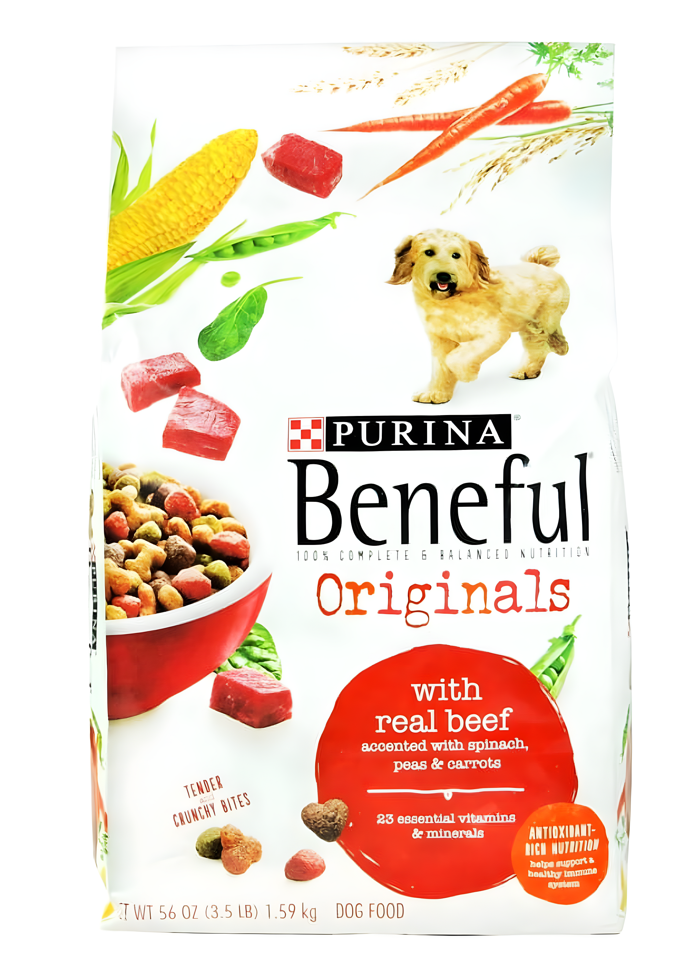 Purina Beneful Originals Real Beef Flavor Dry Dog Food - 3.5lbs
