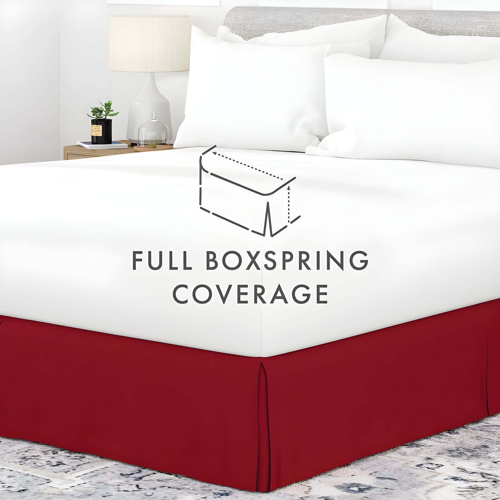 IEnjoy Home Simply Soft™ Bed Skirt