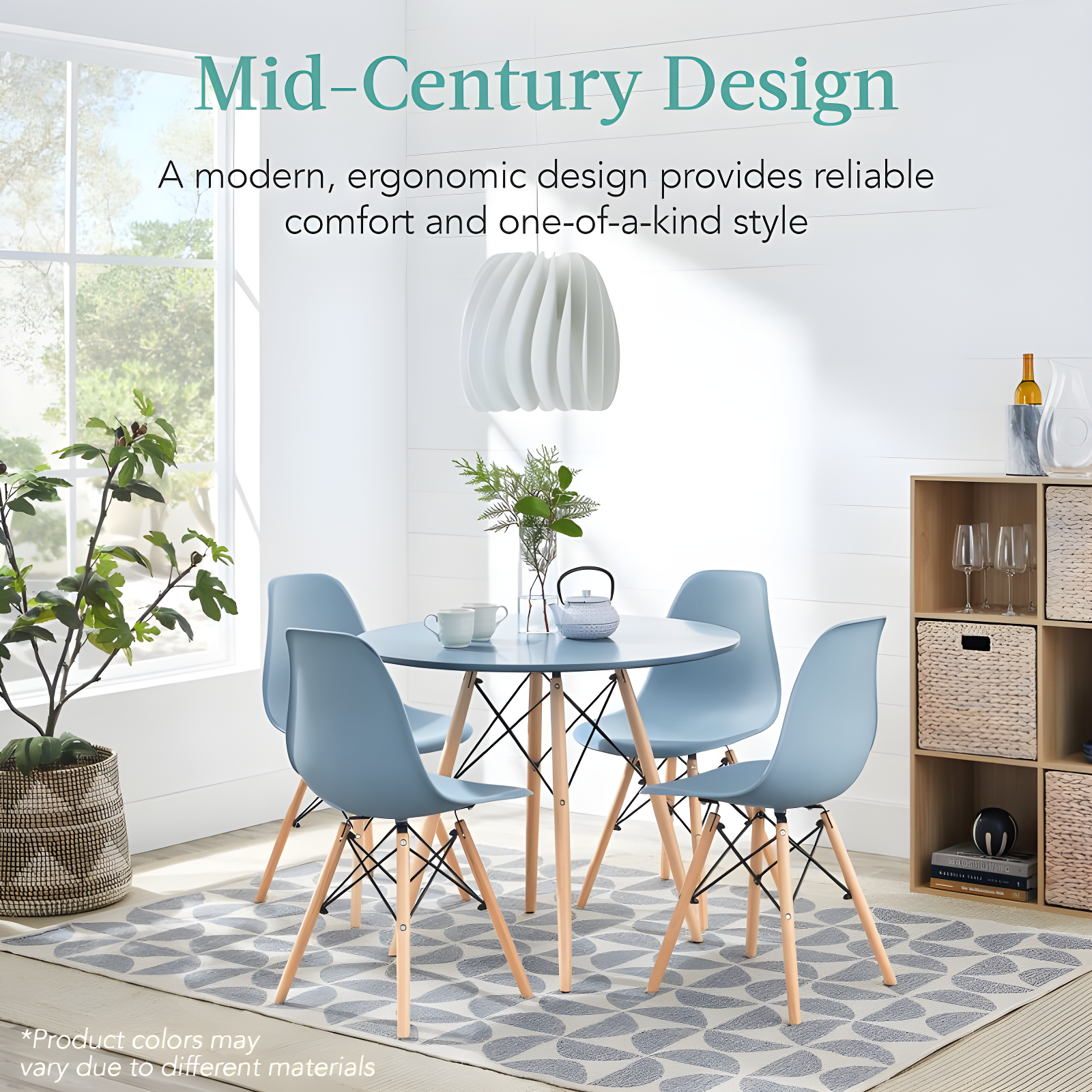 George Oliver Fechter 4 - Person Four Leg Dining Set