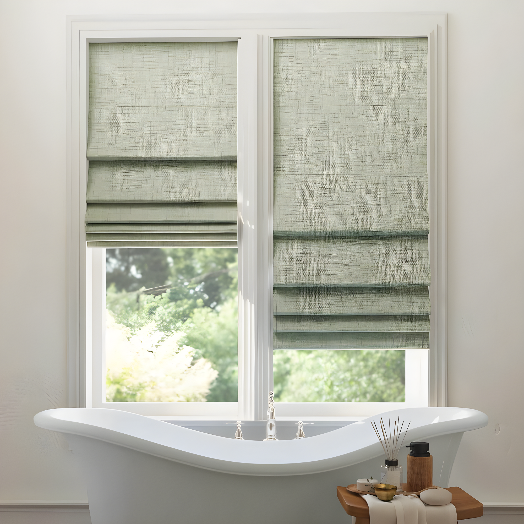 Sun Zero Sun Zero Somerton Thermal 100% Blackout Cordless Roman Shade