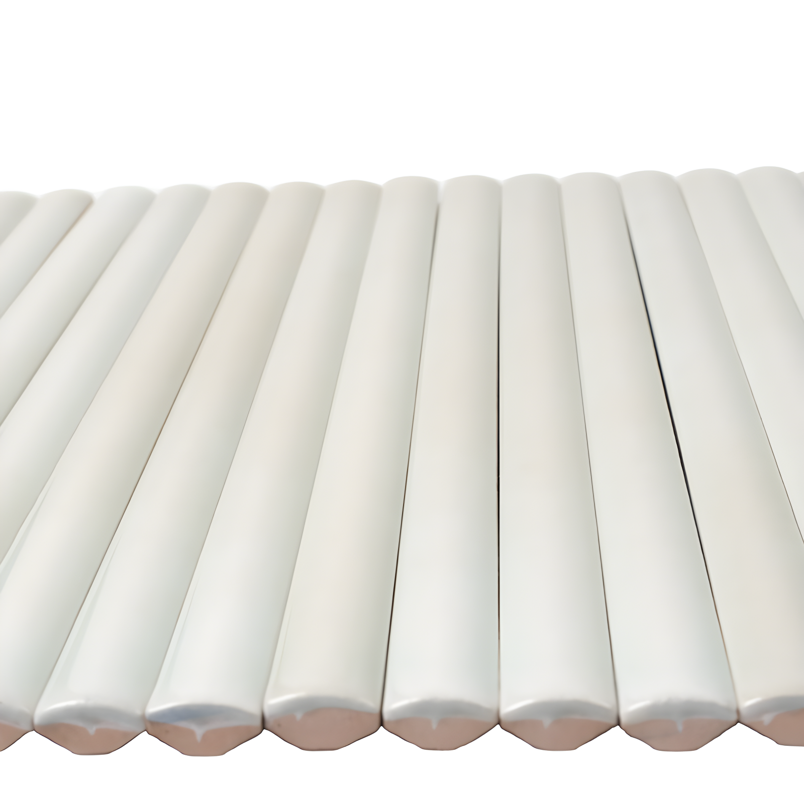 Apollo Tile Silken 7.9'' L x 0.5'' W Ceramic Round Tile Trim (Set of 10)