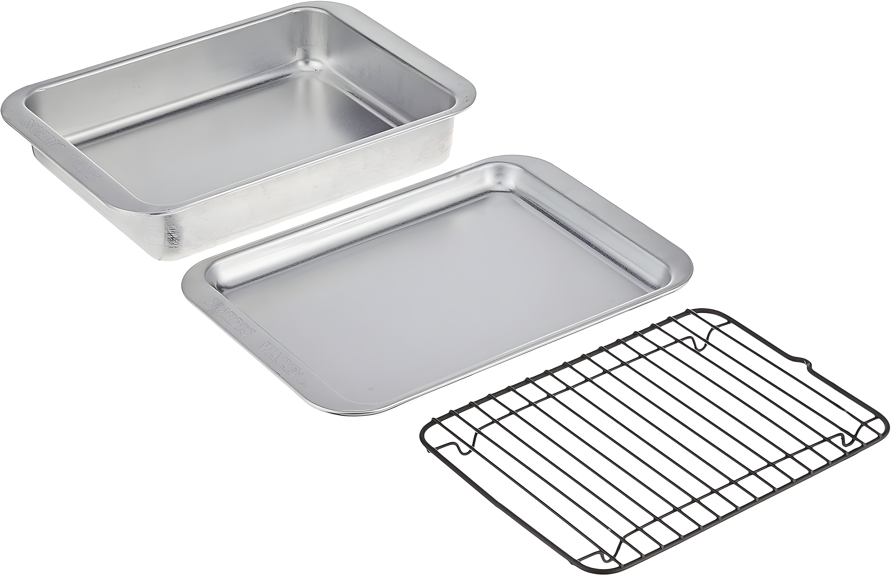 Nordic Ware Nordic Ware 8.5" Aluminum 3 Piece Grill and Bakewqare Set