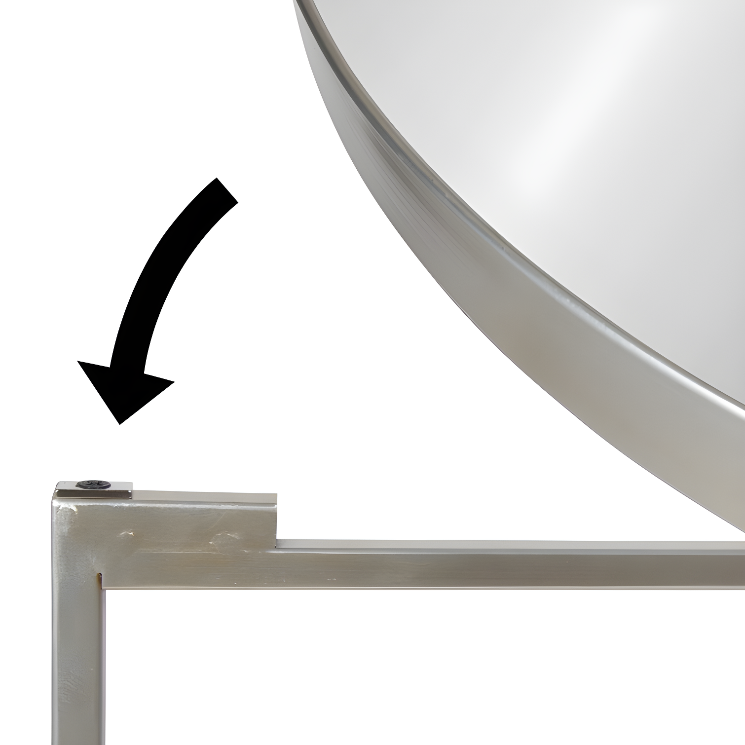 Kate and Laurel Celia Round Metal Side Table, 18.25x18.25x22, Silver