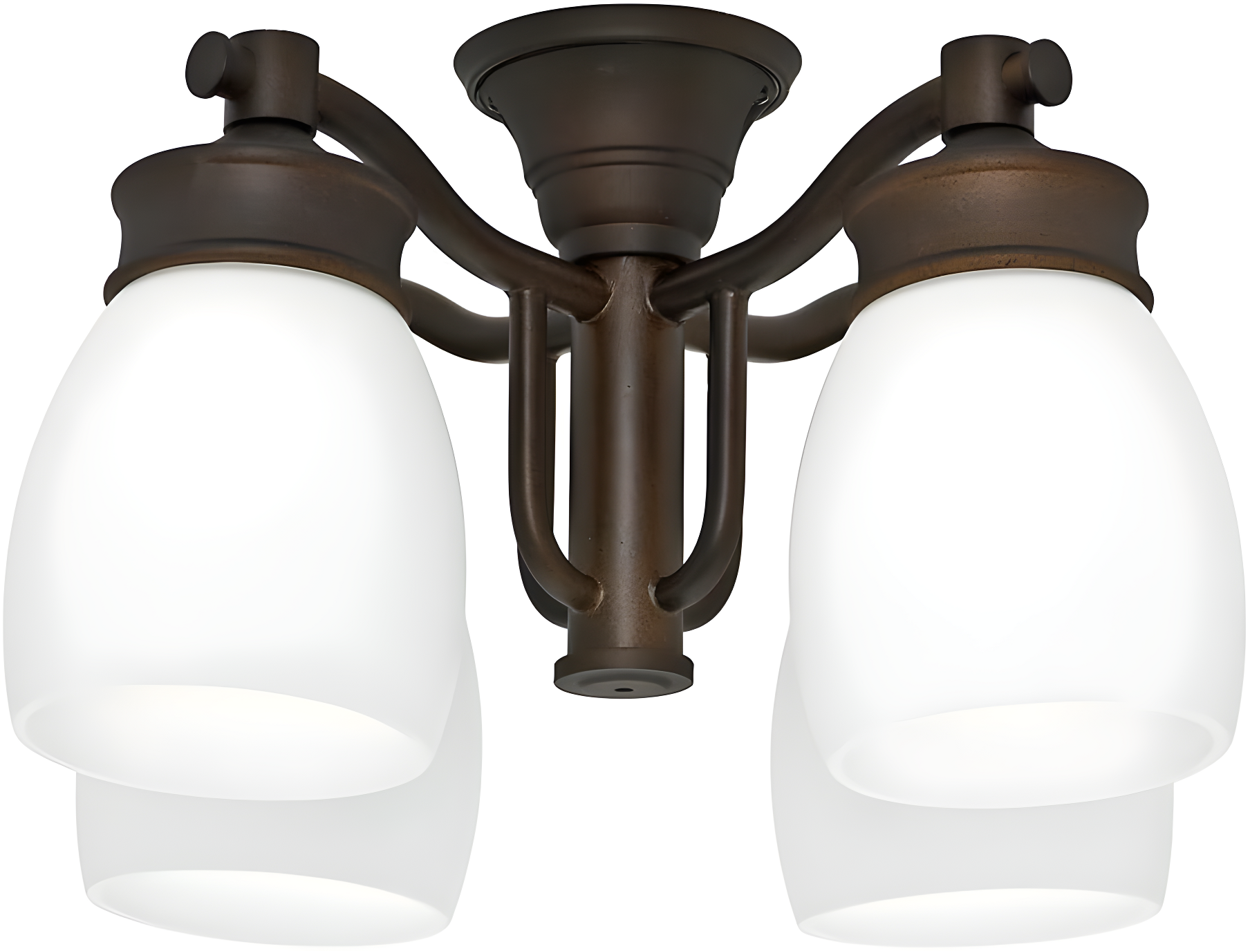 11'' 4 - Light Maiden Bronze Branched Ceiling Fan Light Kit