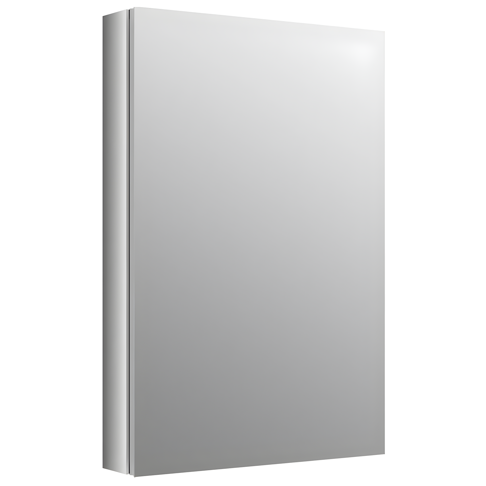 Verdera® Recessed or Surface Mount Frameless Medicine Cabinet with 3 Adjustable Shelves