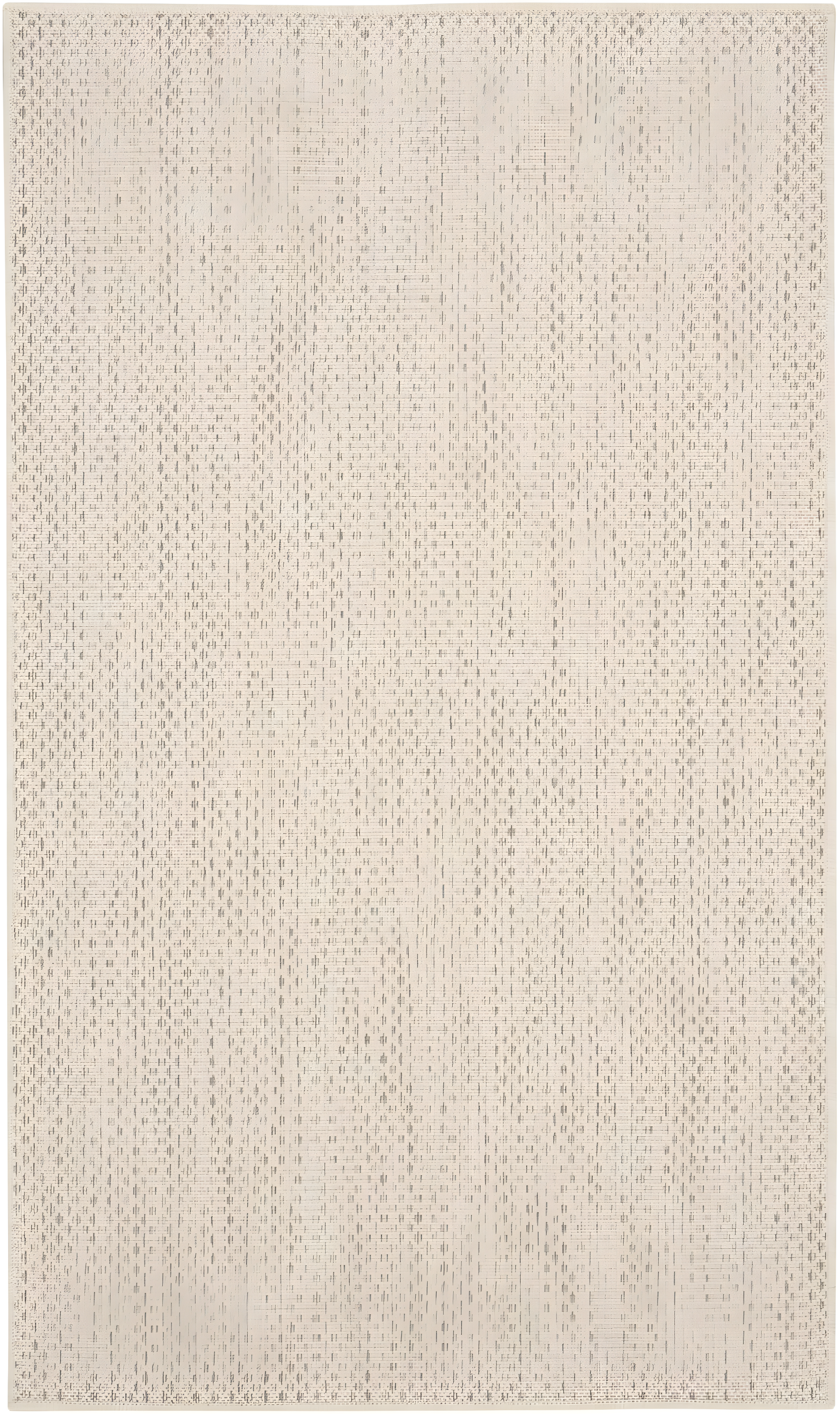 Nourison Courtyard COU01 Indoor/outdoor Area Rug - Ivory Silver 3' x 5'