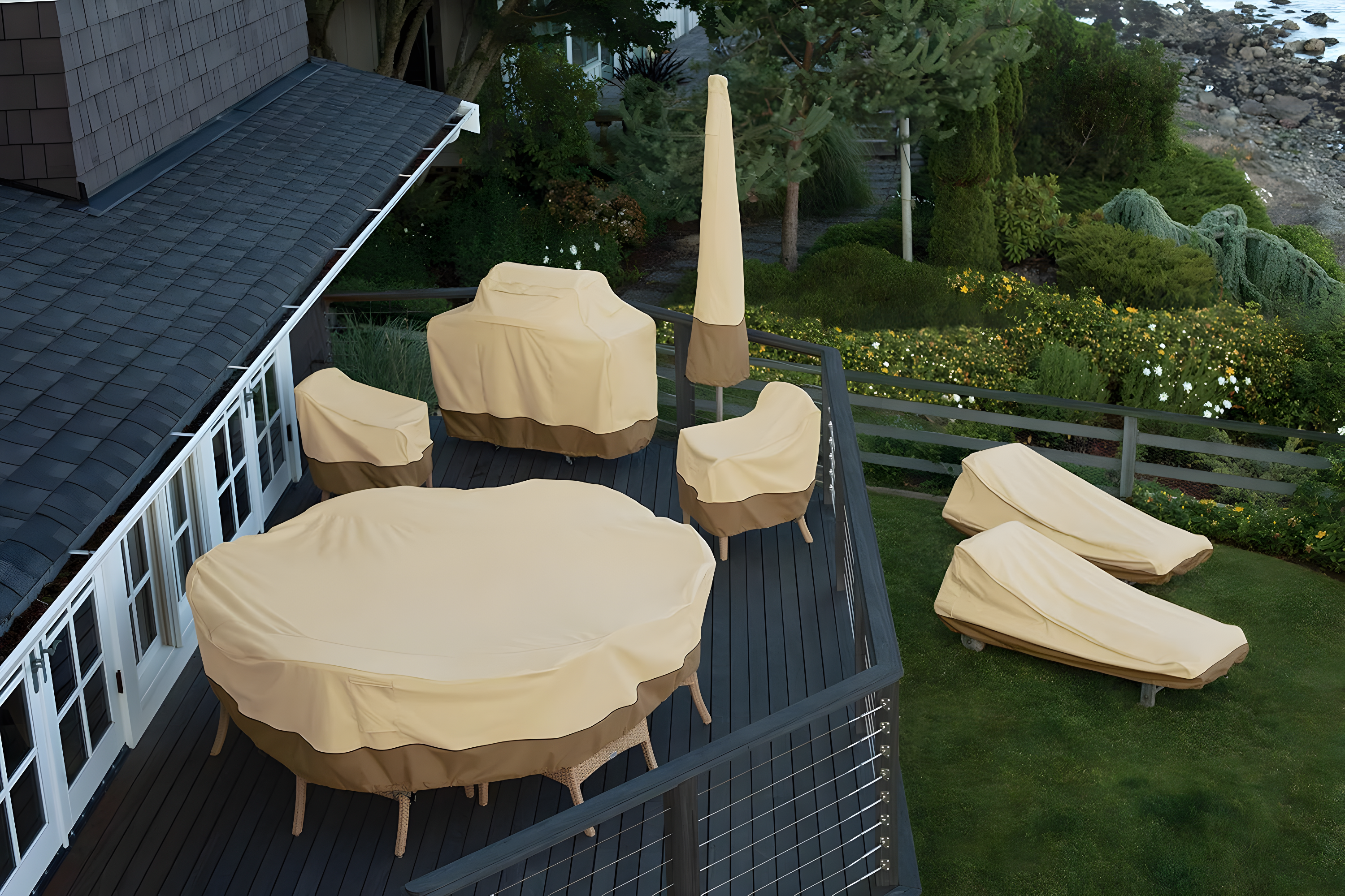 Classic Accessories Veranda™ Patio Bench Cover - Water Resistant Outdoor Furniture Cover, Small (70992)