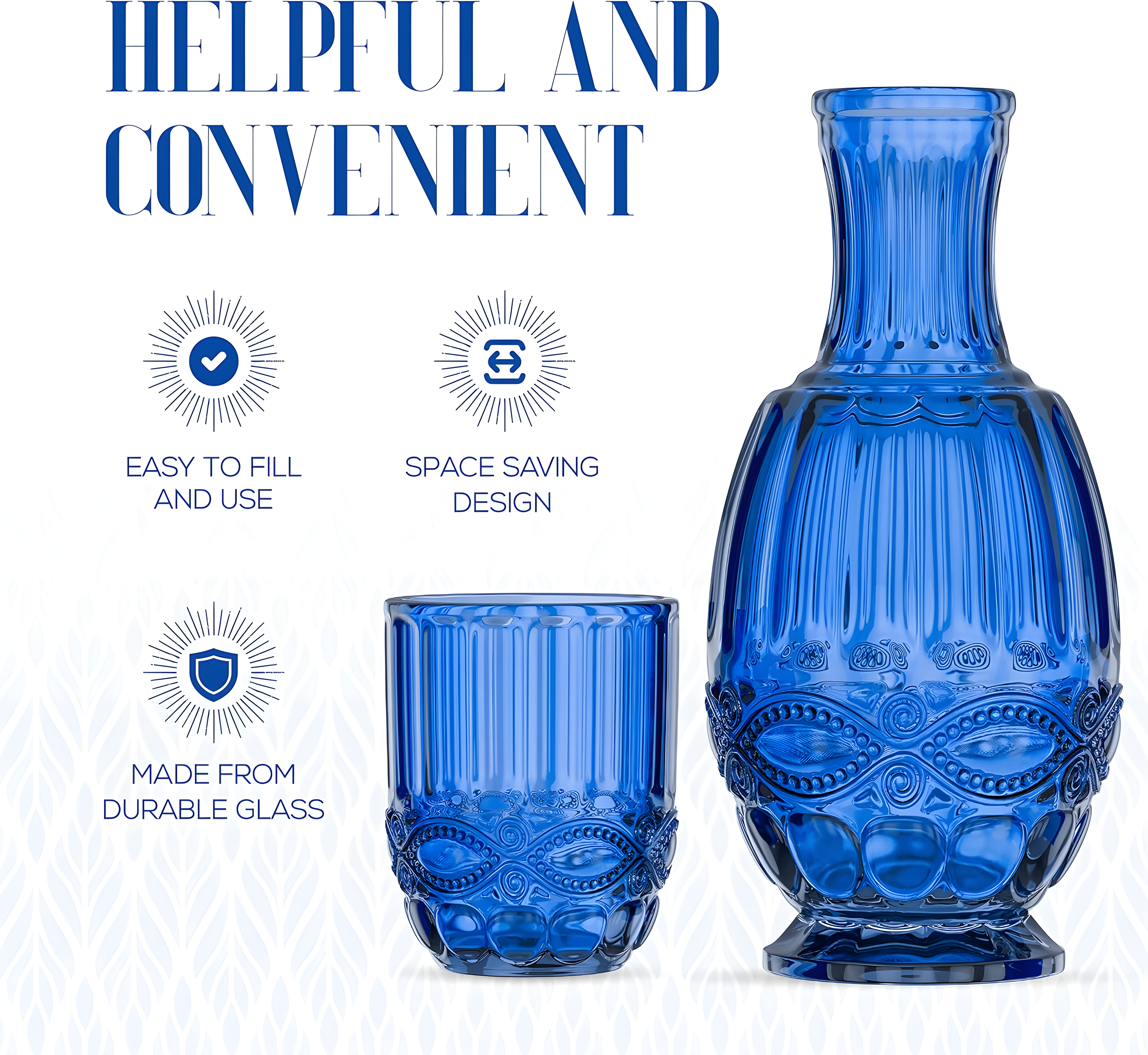 2-Piece Carafe and Cup Set