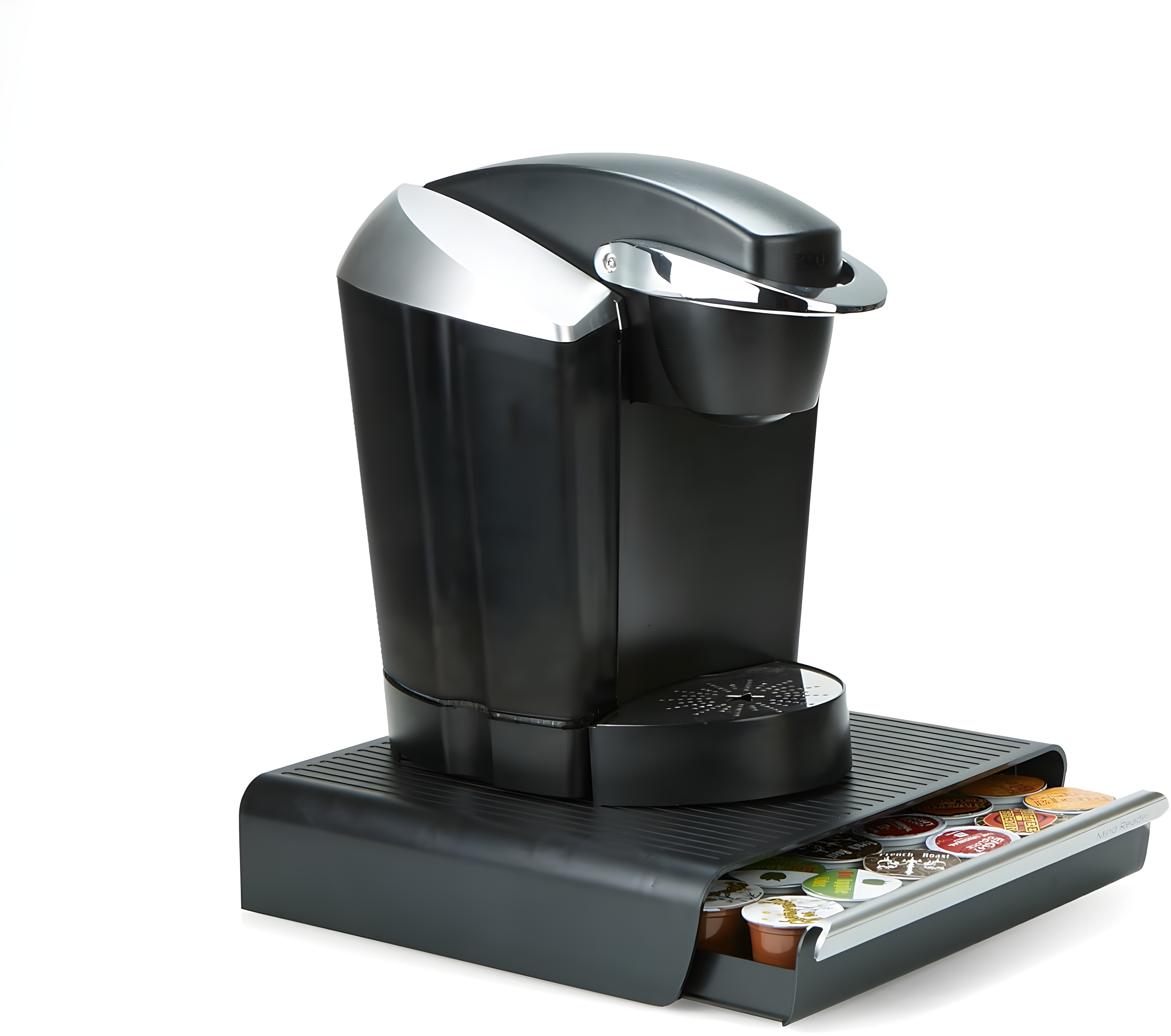 TUHOME FURNITURE LLC K-Cup Holder Coffee Pod Organizer Compatible With Keurig Accessories Holds 36 Coffee Pods, Black