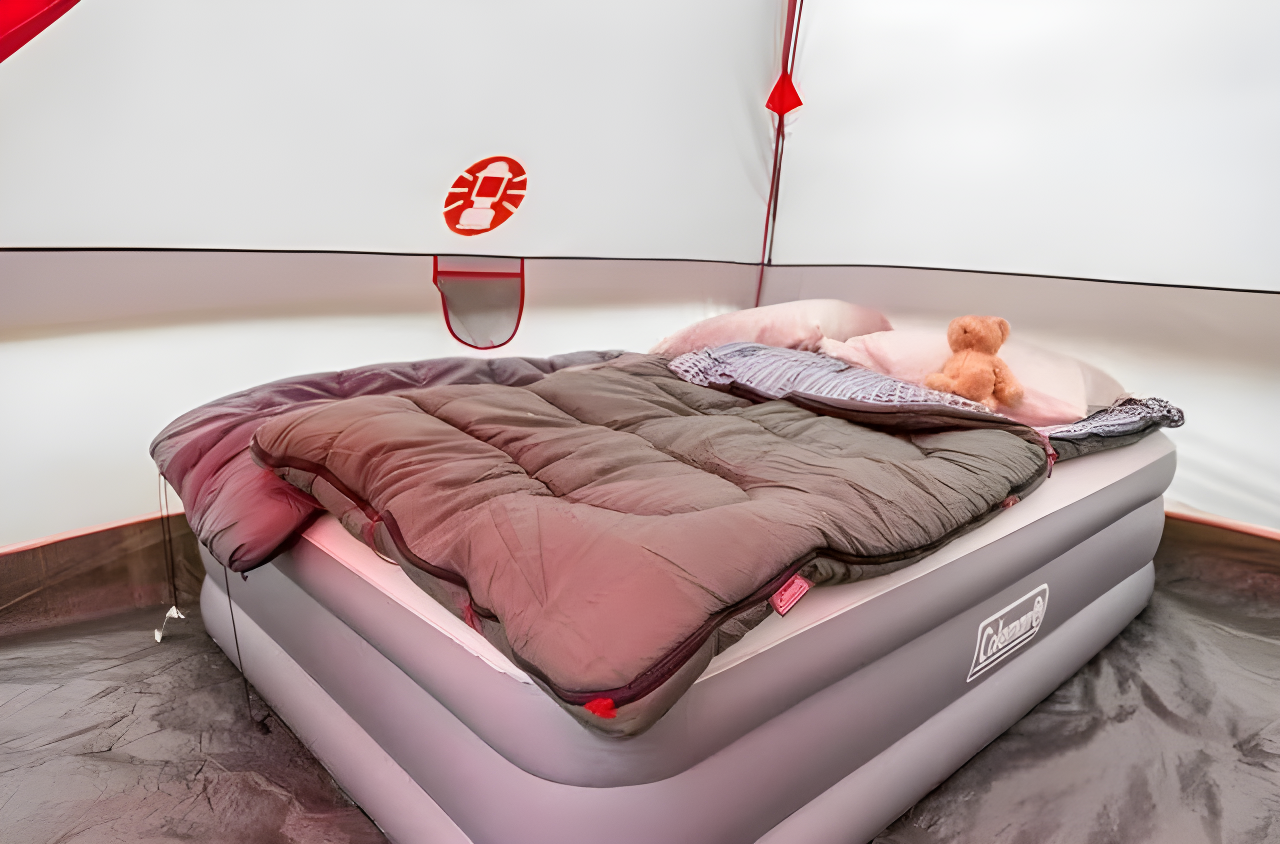 Coleman GuestRest Queen 18" Double High Airbed 78" x 60" x 18" , Pump Not Included