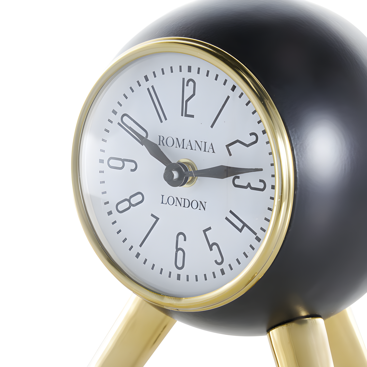 Adom Analog Metal Quartz Tabletop Clock