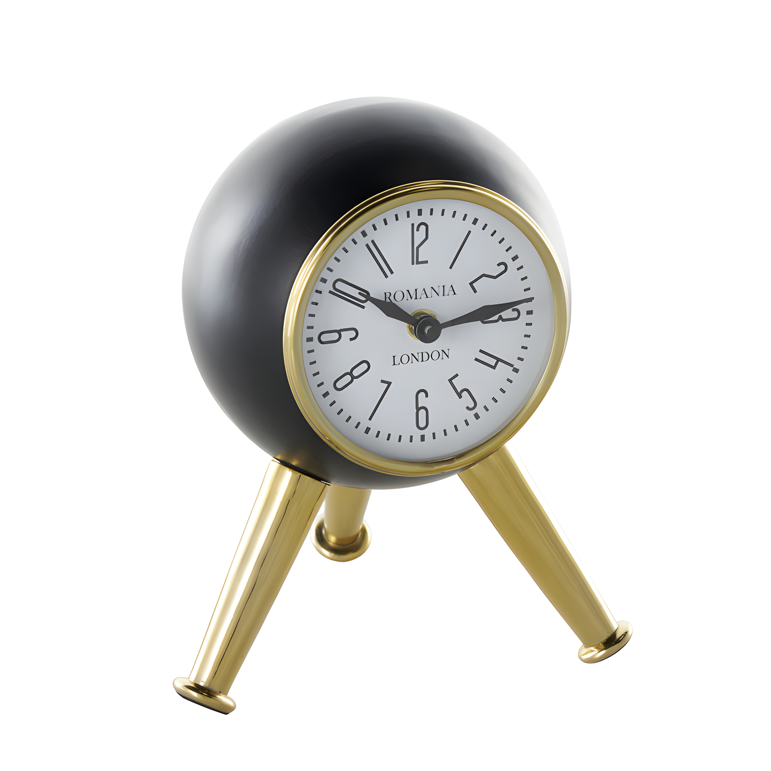 Adom Analog Metal Quartz Tabletop Clock