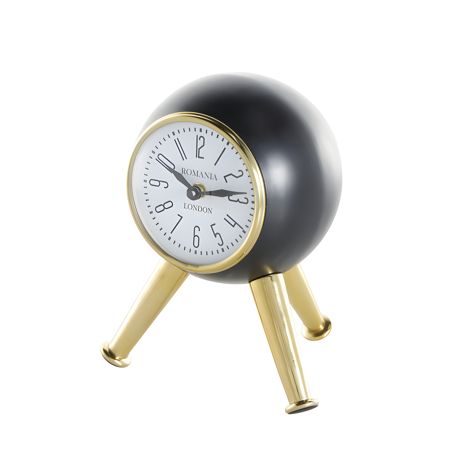 Adom Analog Metal Quartz Tabletop Clock