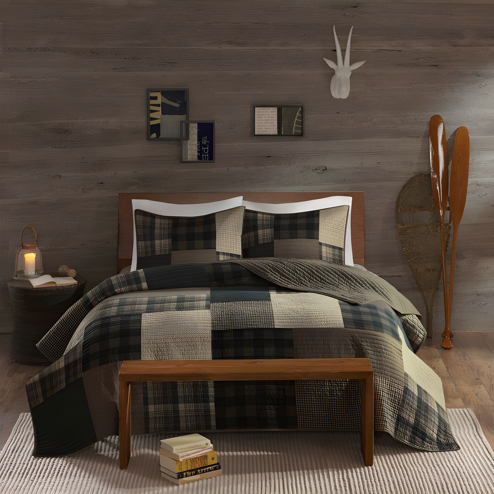 Woolrich Woolrich Sunset Oversized Cotton Quilt Mini Set