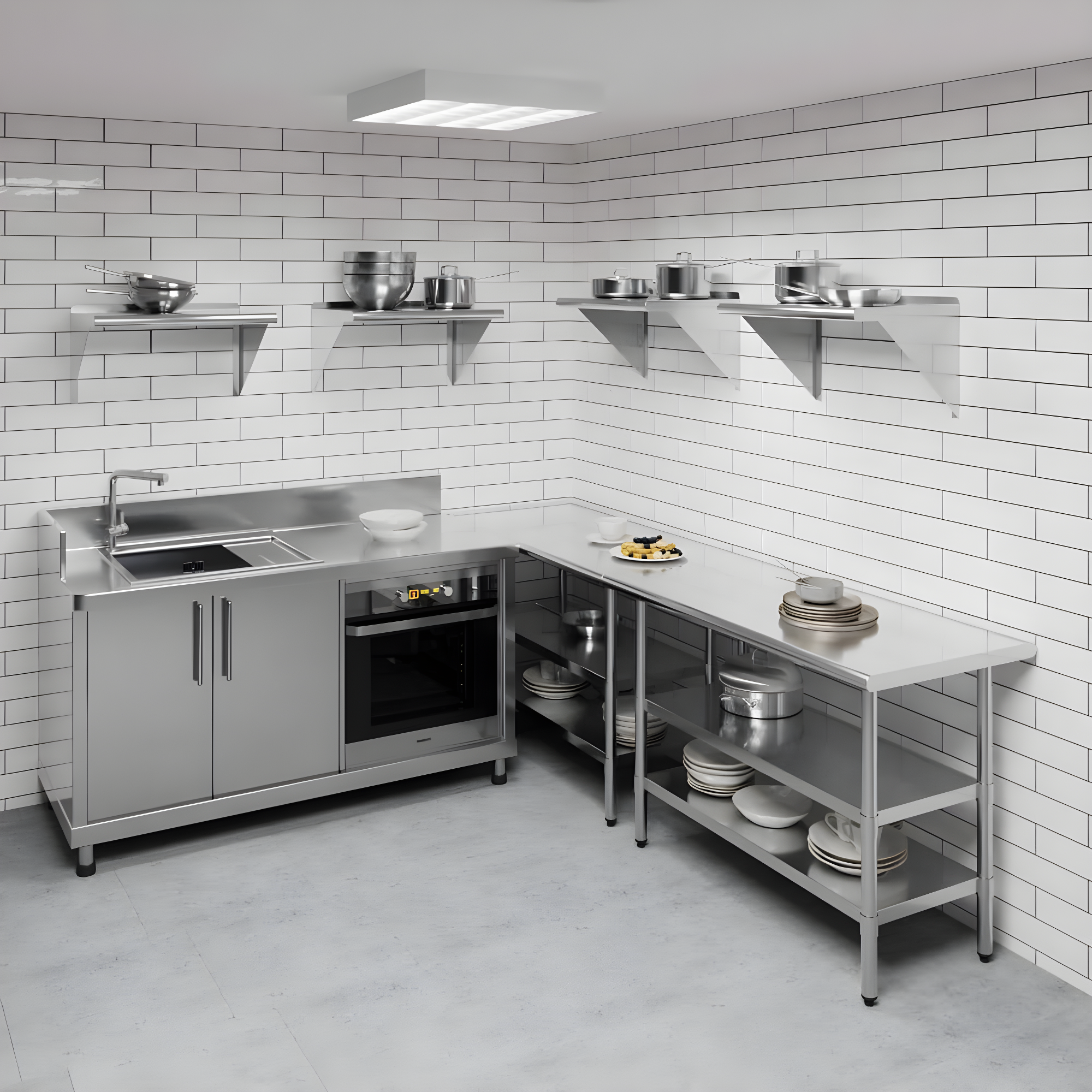 Amgood Utility Metal Wall Shelf.