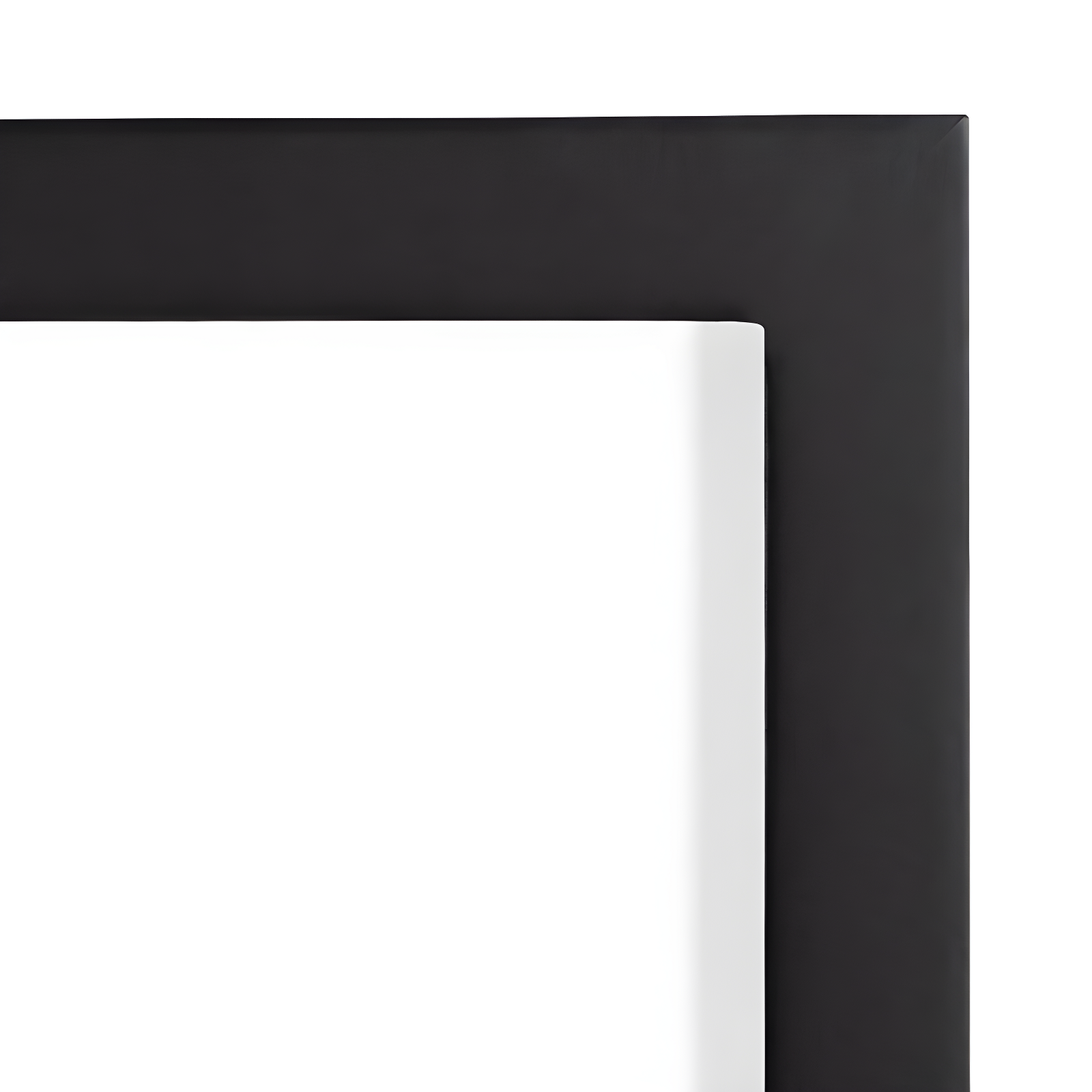 5pc Gallery Frame Box Set Transitional Black - Kate & Laurel All Things Decor: Modern MDF Wall Display, 6 Photo Capacity, Glass Glazing