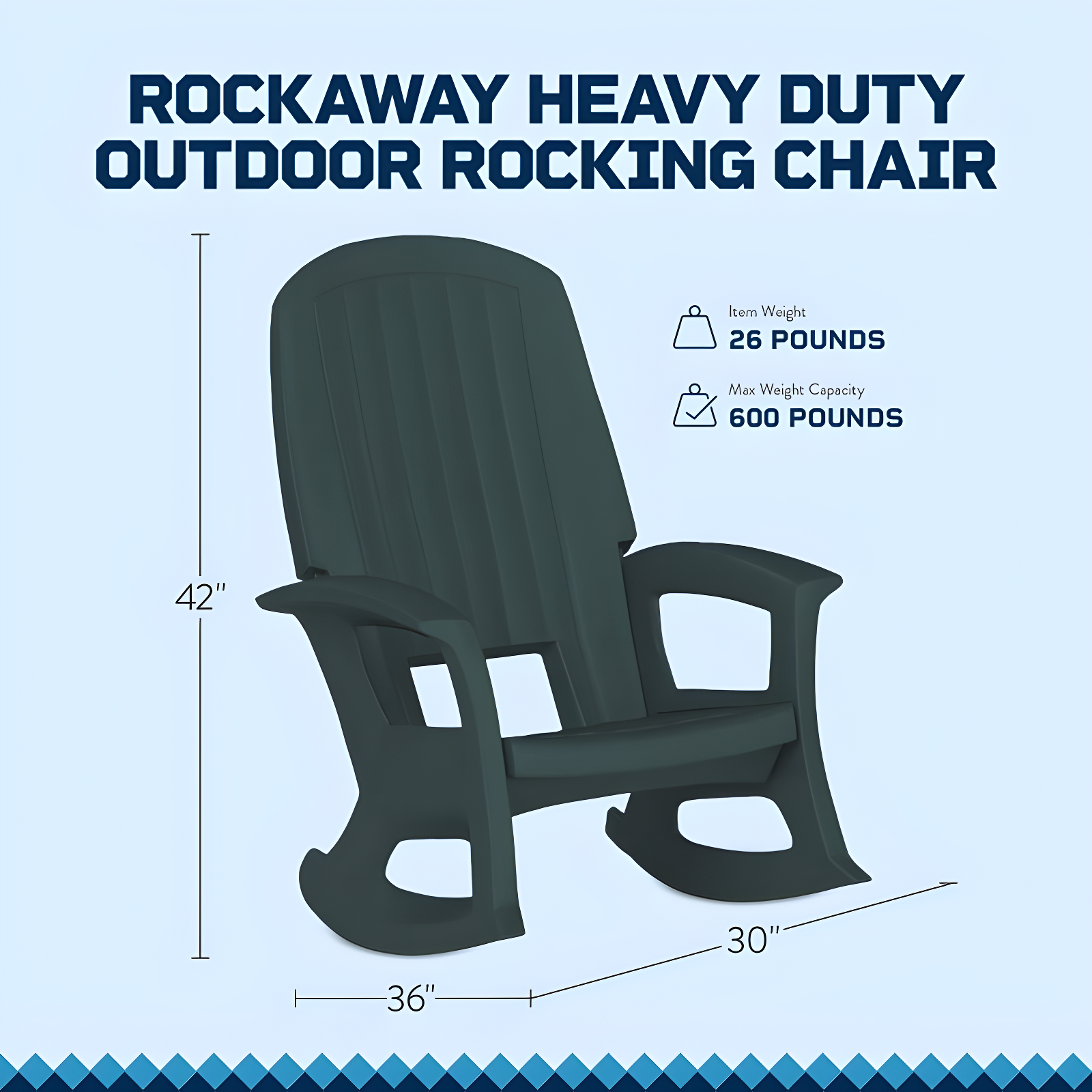 Good Ideas Rockaway Outdoor Rocking Chair by Semco & Reviews | Wayfair