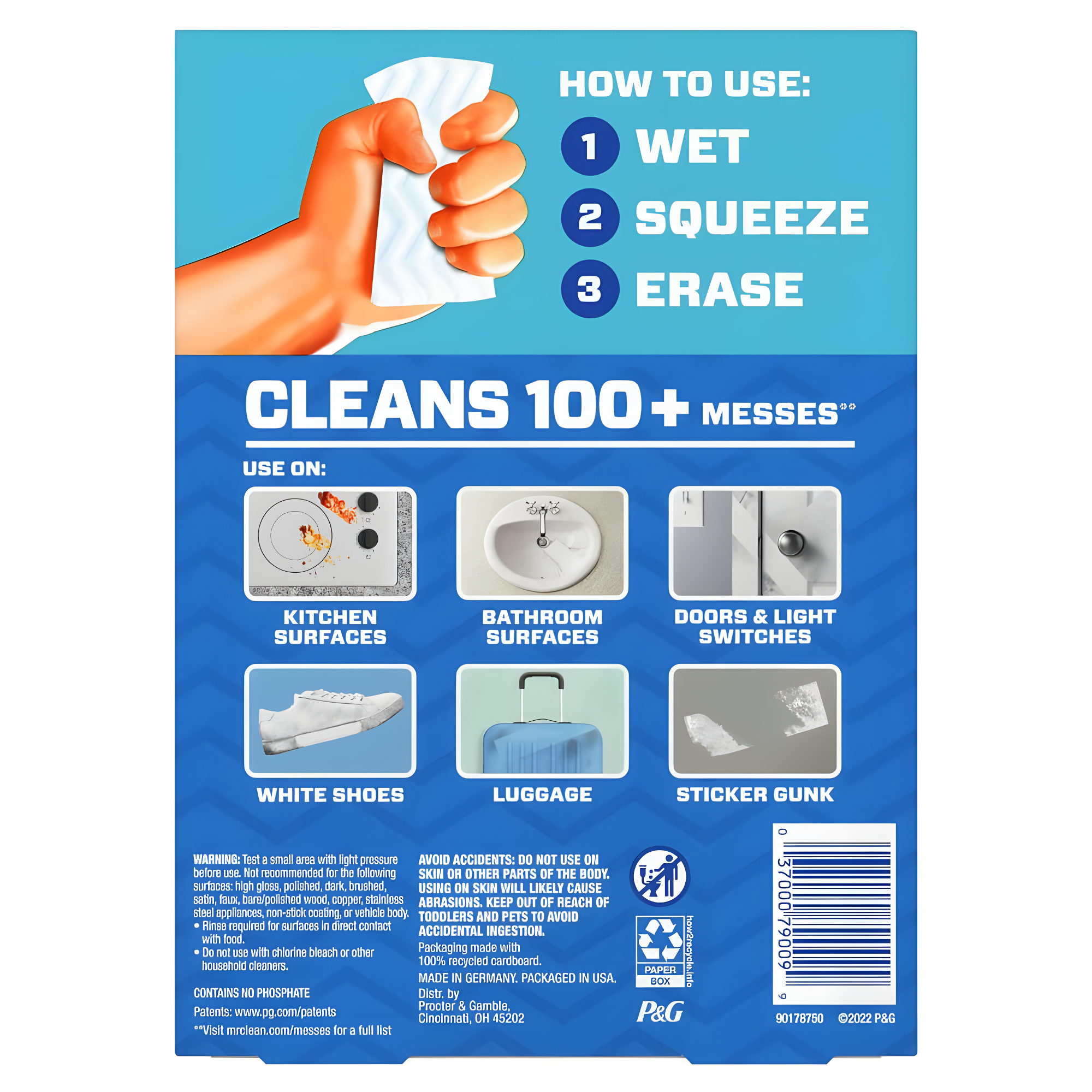 Mr. Clean Original Magic Eraser Cleaning Pads with Durafoam - 6ct