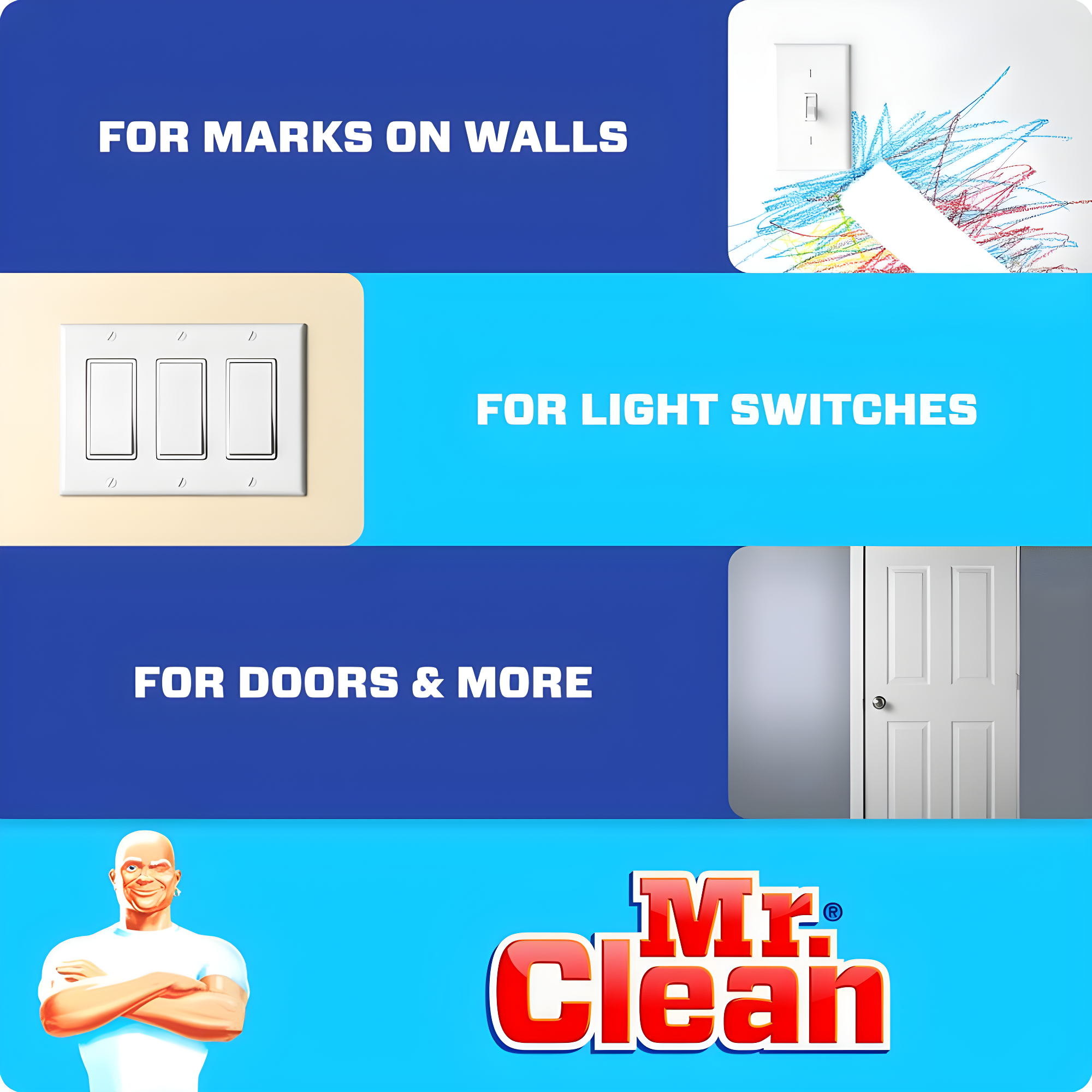 Mr. Clean Original Magic Eraser Cleaning Pads with Durafoam - 6ct