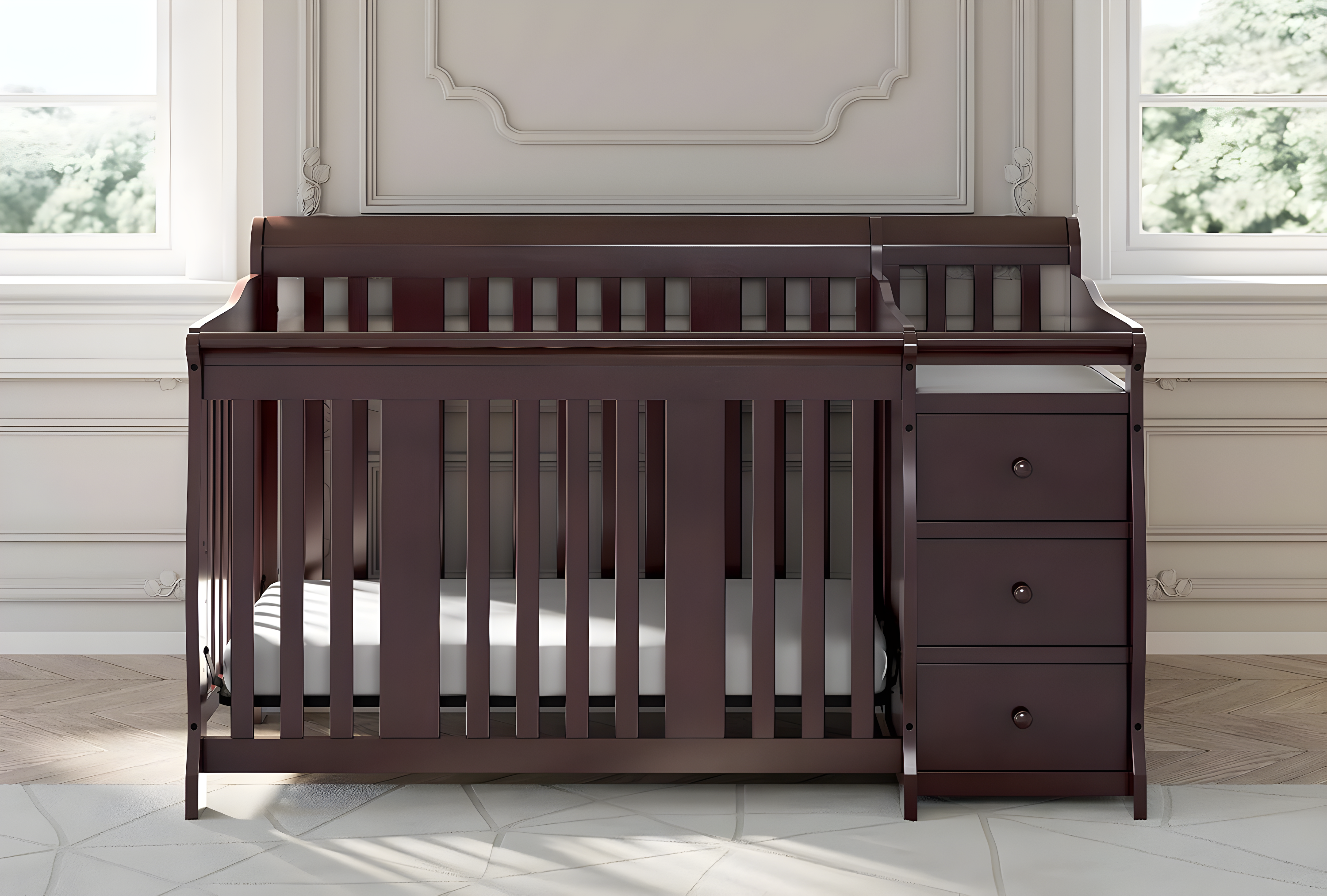 Portofino 5-in-1 Convertible Crib and Changer