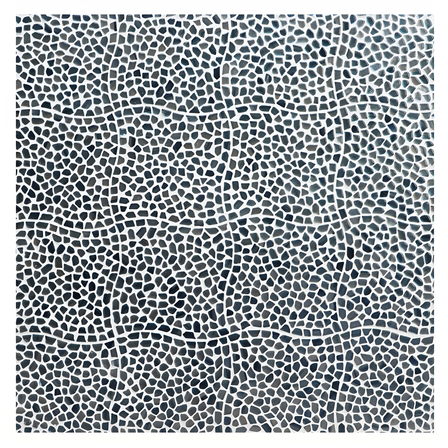 Bond Tile Fractal Pebble 11.88 in. x 11.88 in. Polished Glass Wall Mosaic Tile (0.98 Sq. Ft. / Each) | Wayfair