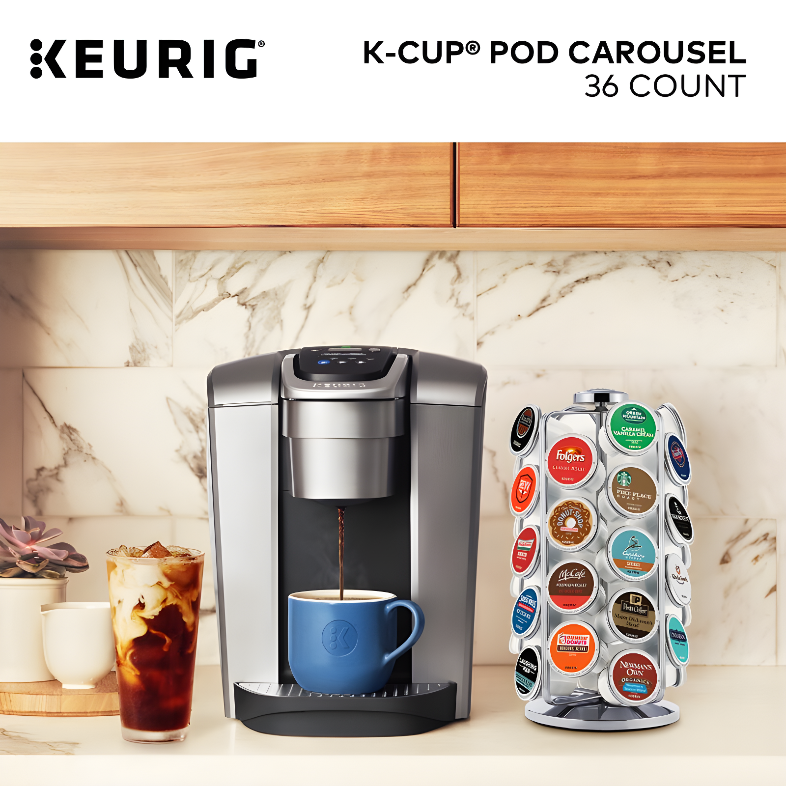 Keurig Keurig Coffee Pod Storage Carousel, Holds 36 K-Cup Pods