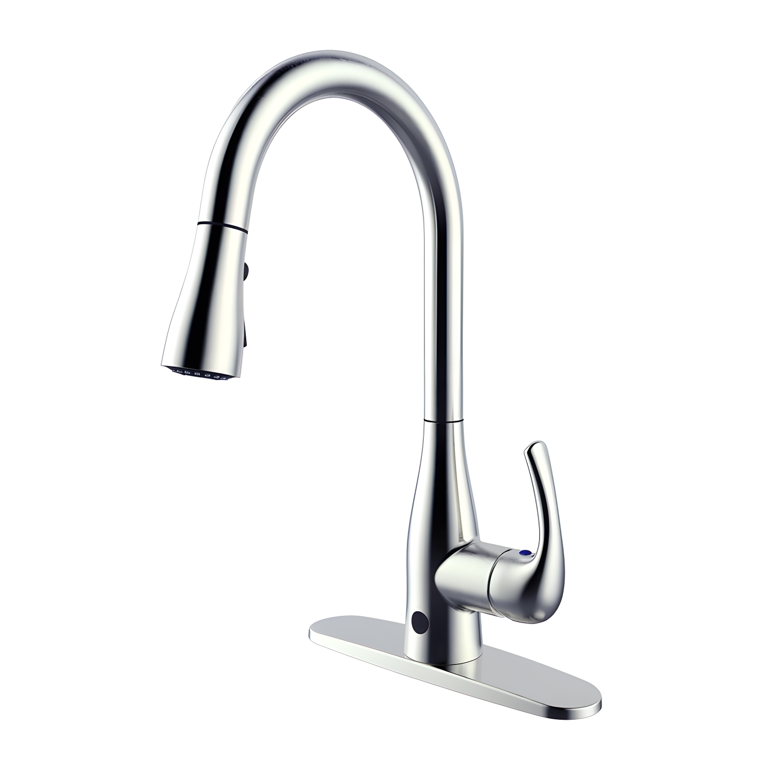 Bio Bidet By BEMIS Pull Down Touchless Kitchen Faucet