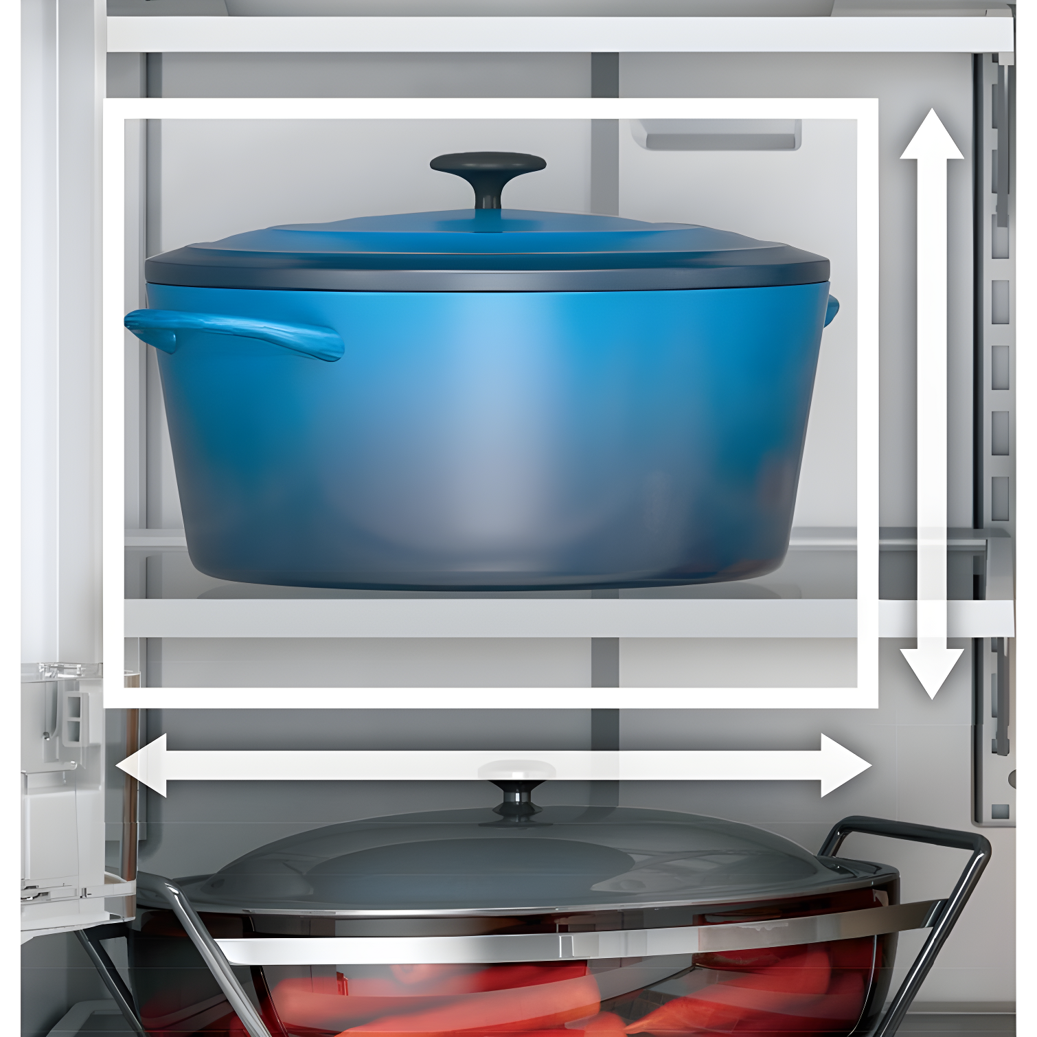 GE 36" French Door 27.7 cu. ft. Smart Energy Star Refrigerator with Fingerprint Resistant Finish